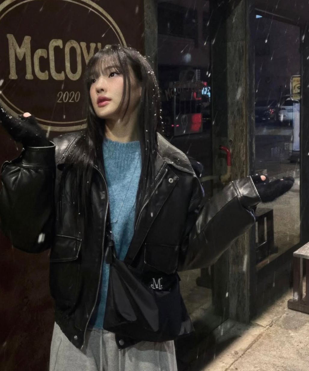MUSINSA | MUCENT Motor Punching Shoulder Bag Cross Bag