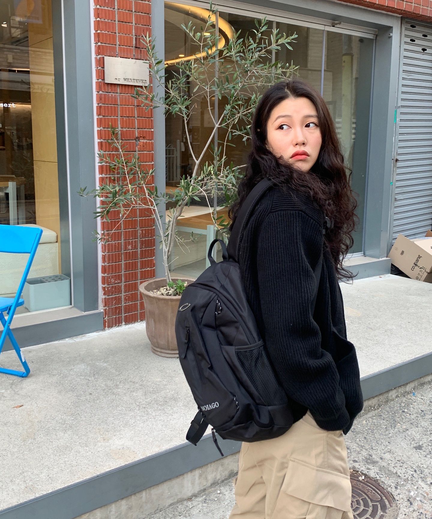 バックパック・リュック NOIAGO Multi Logo Backpack Black NOIAGO - MULTI LOGO BACKPACK (BLACK)