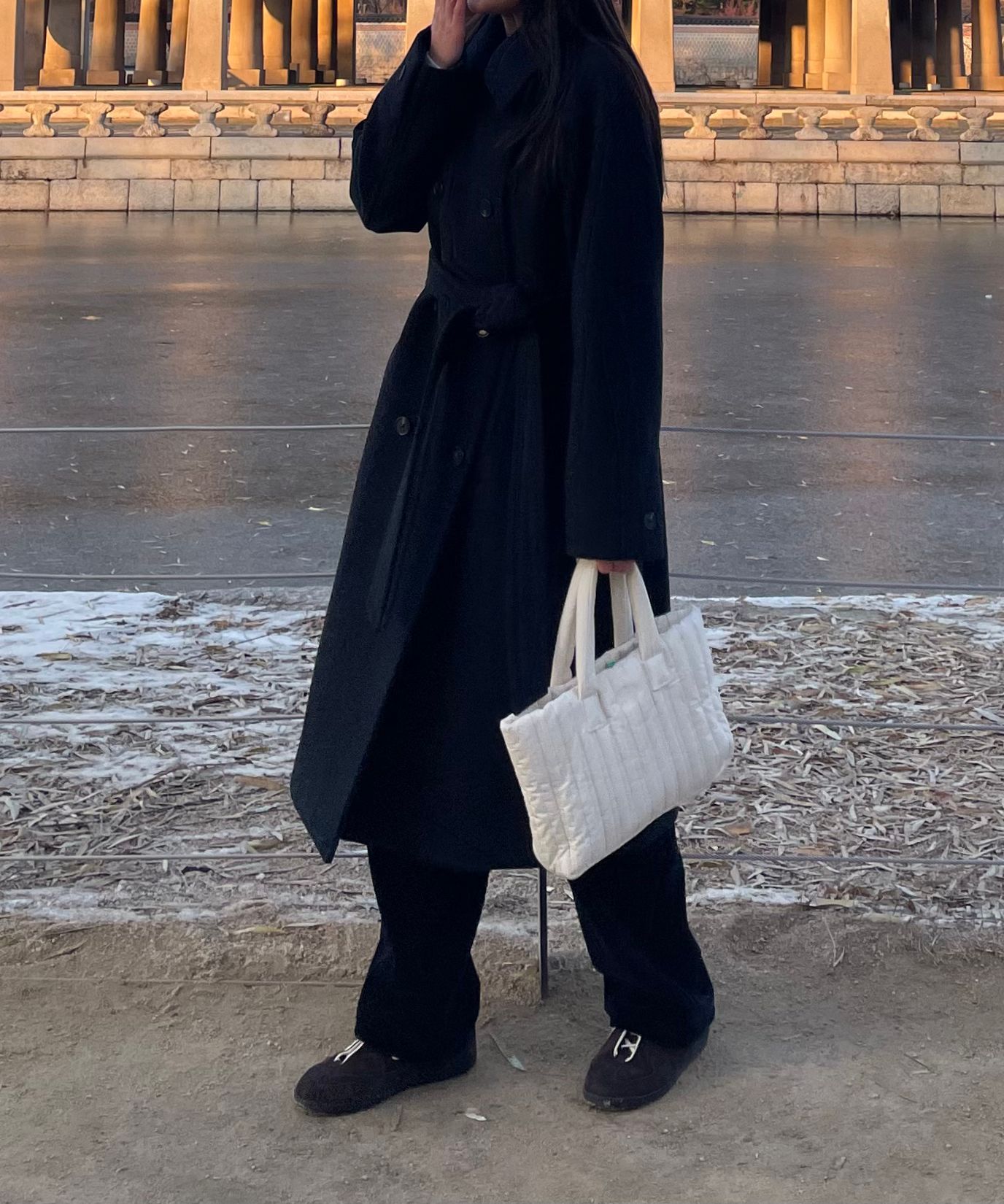 MUSINSA | SIENNE Sienne Padding Bag (Cream)