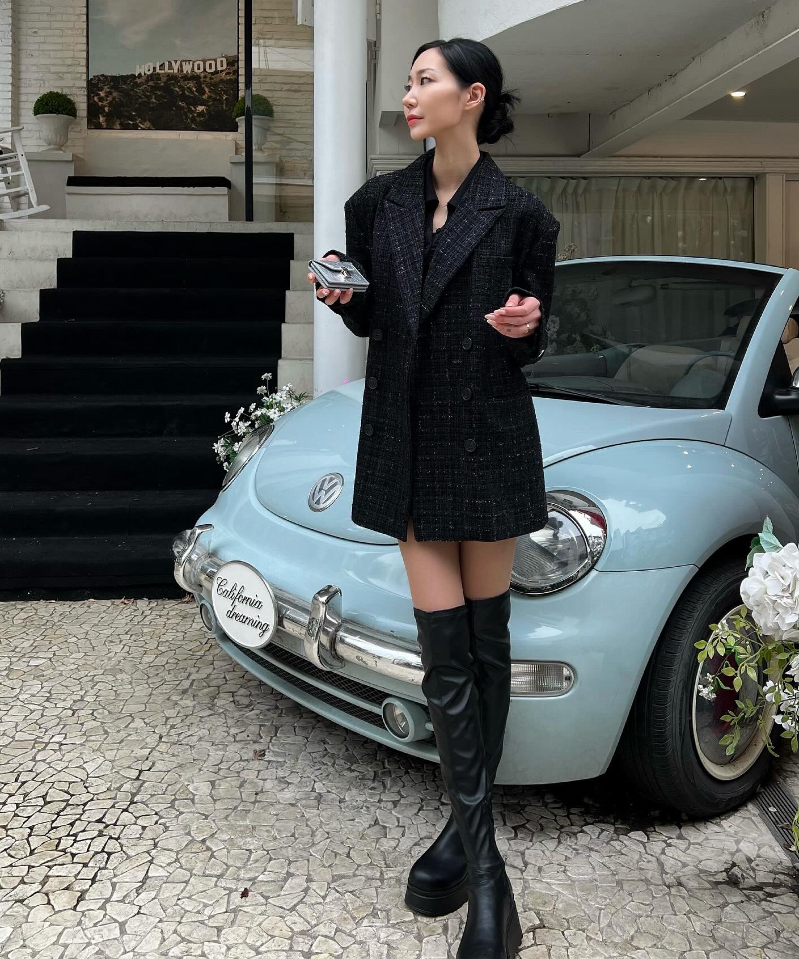 MUSINSA | LEMASQUE Modic buckle 3-stage accordion business