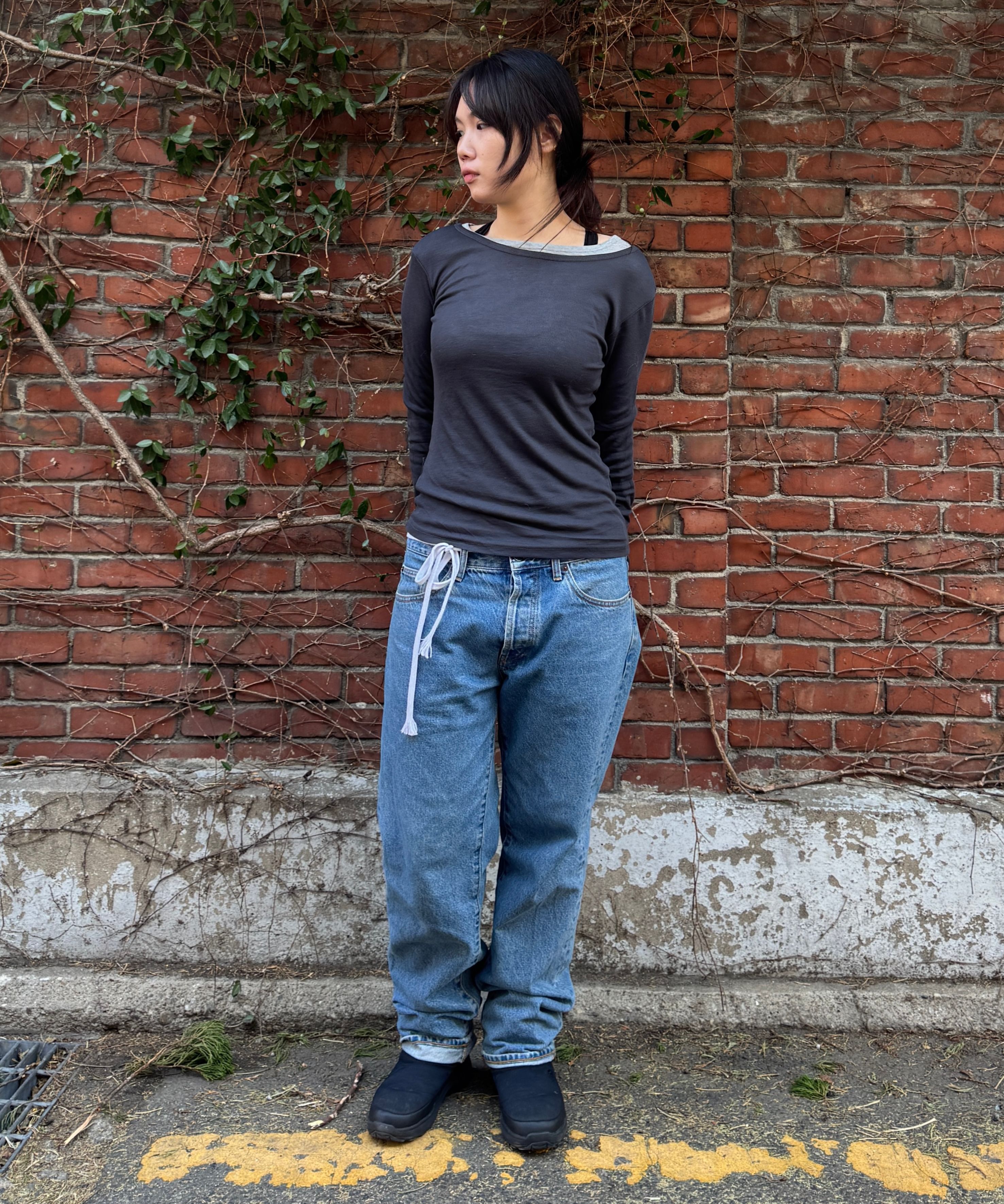 ★SCULPTOR★ My Go To Tencel Tee Raw SC24A242IV My Go To Tencel Tee Raw – Sculptor