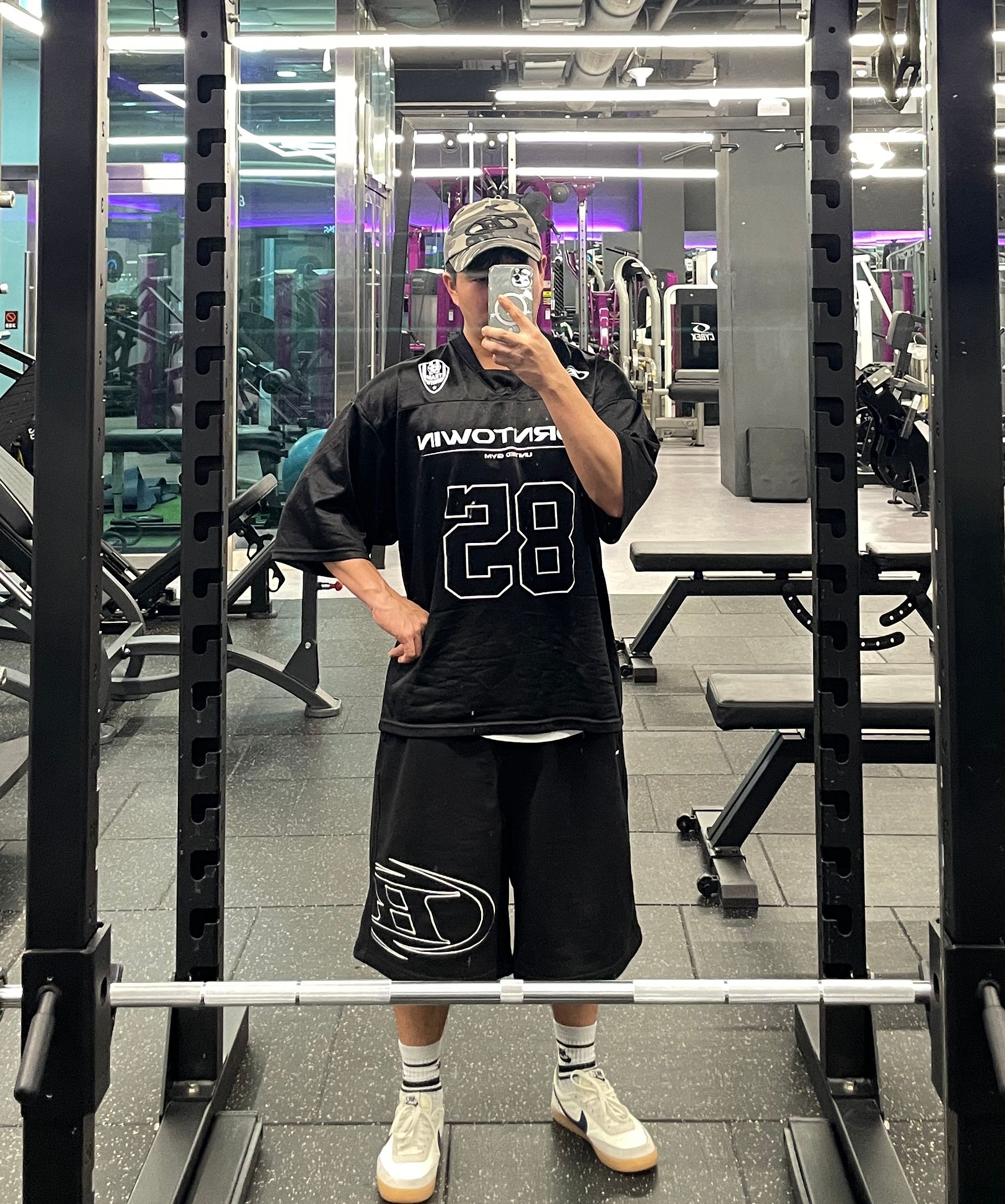 ウェア Born to win 08 RUGBY JERSEY T-SHIRTS 본투윈 08 럭비 저지 티셔츠 블랙 카모 | BORN TO WIN | KREAM