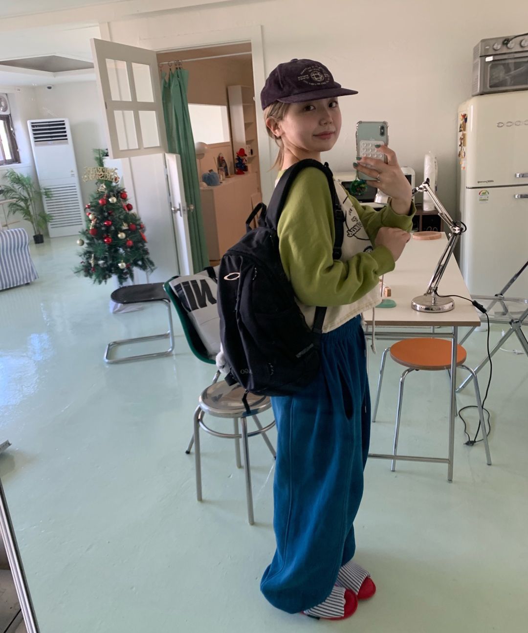 MUSINSA | NOIAGO NOI1089 Multi-logo backpack (gray)