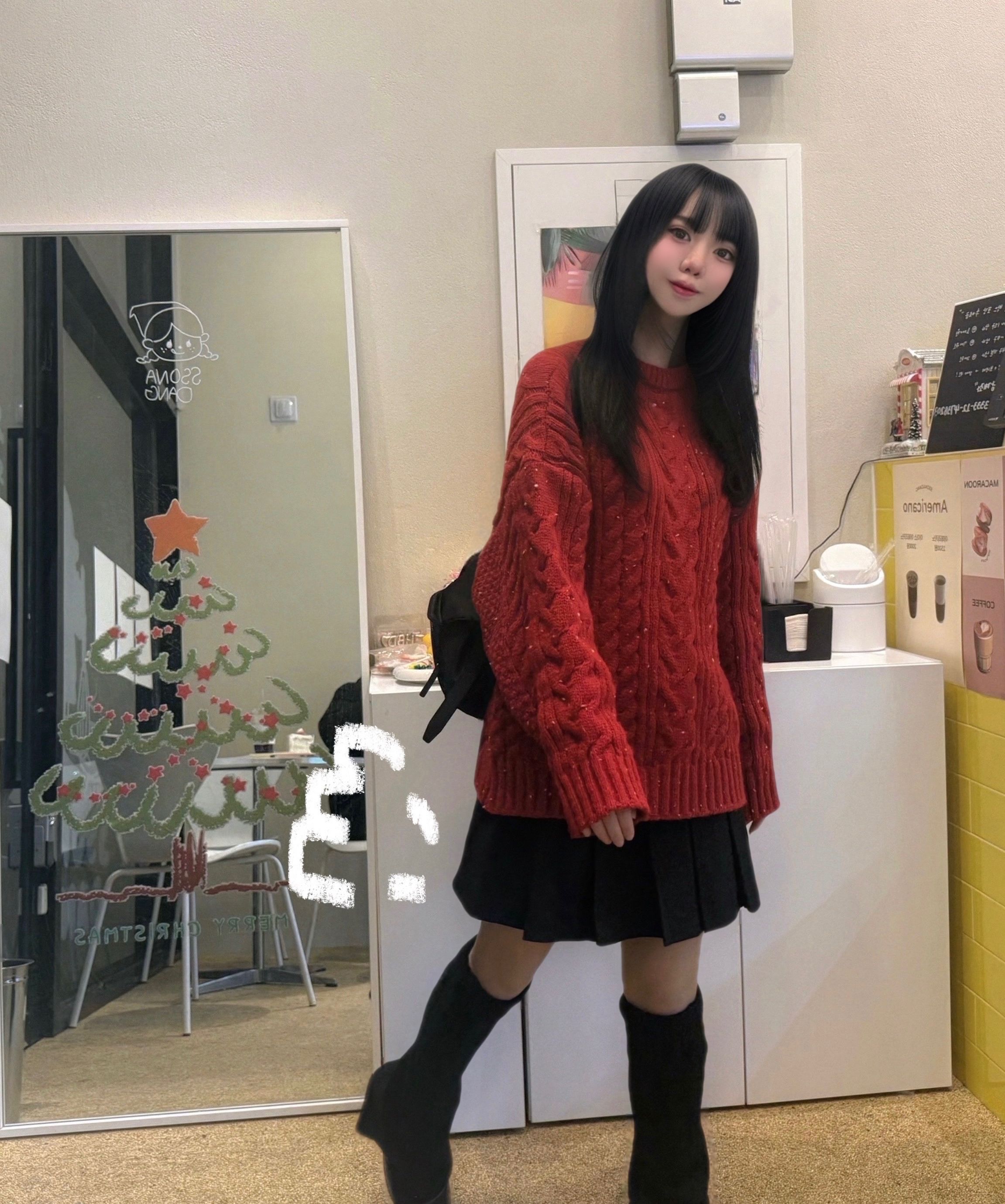 MISEKI SEOUL★韓国★人気★Knit leg warmer BLACK MISEKI SEOUL☆韓国☆人気☆Knit leg warmer BLACK