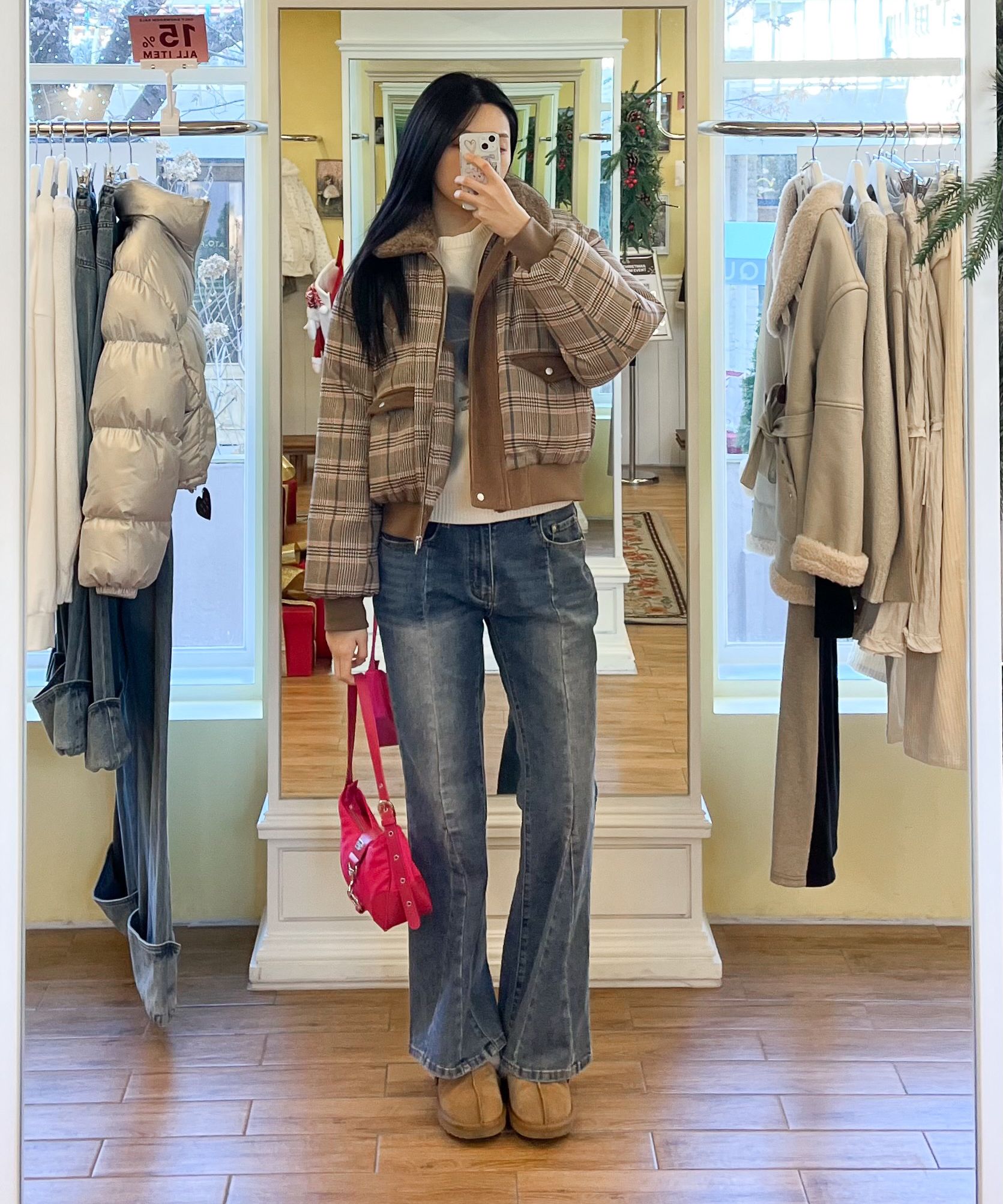 MUSINSA公式 | BITTERCELLS Witty Puffer Jacket-Flower