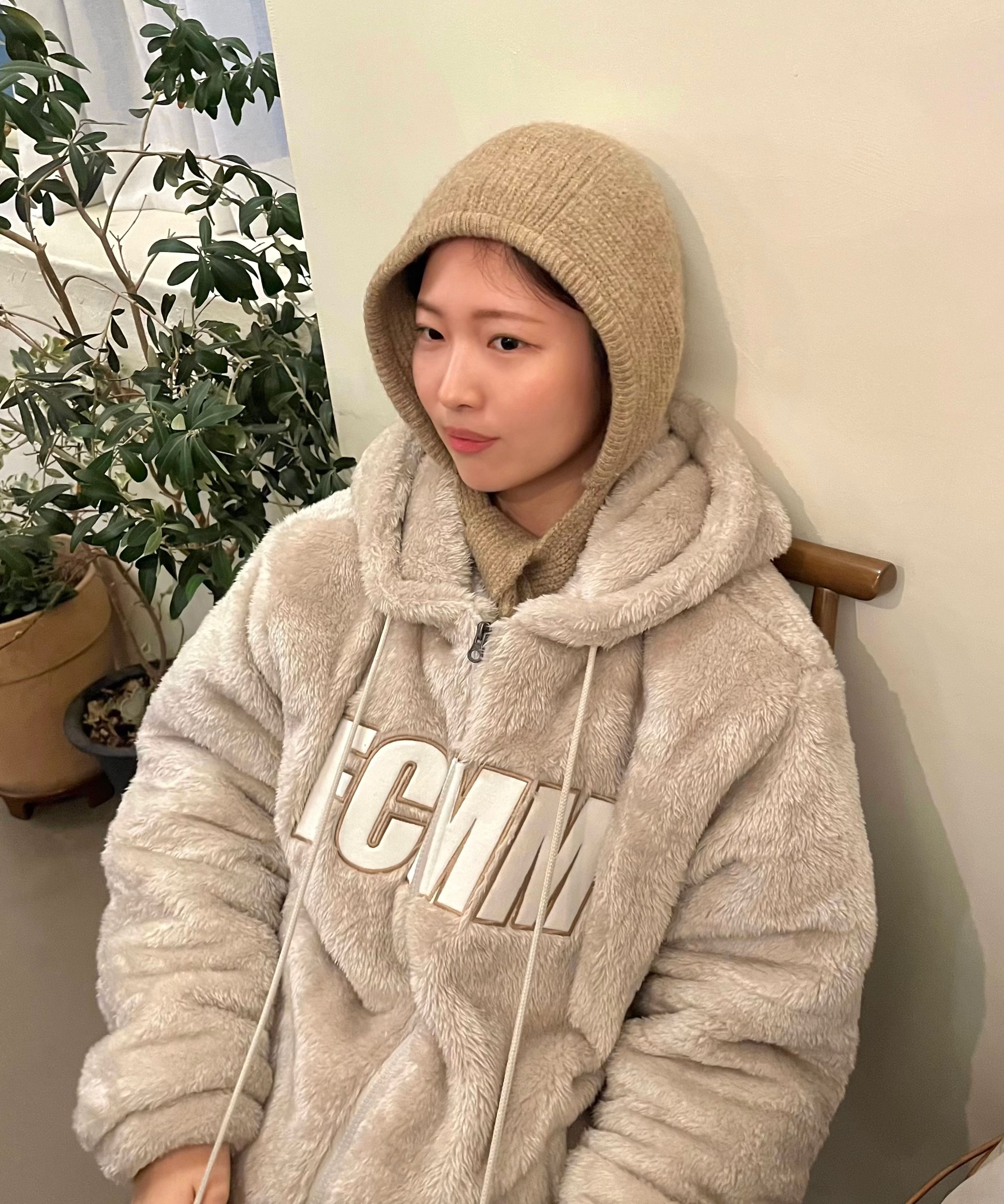 フリースジャケット FCMM Big Logo Boa Fleece Jumper Sweet Butter FC735700WB MUSINSA | FCMM Big Logo Boa Fleece Jumper - Sweet Butter