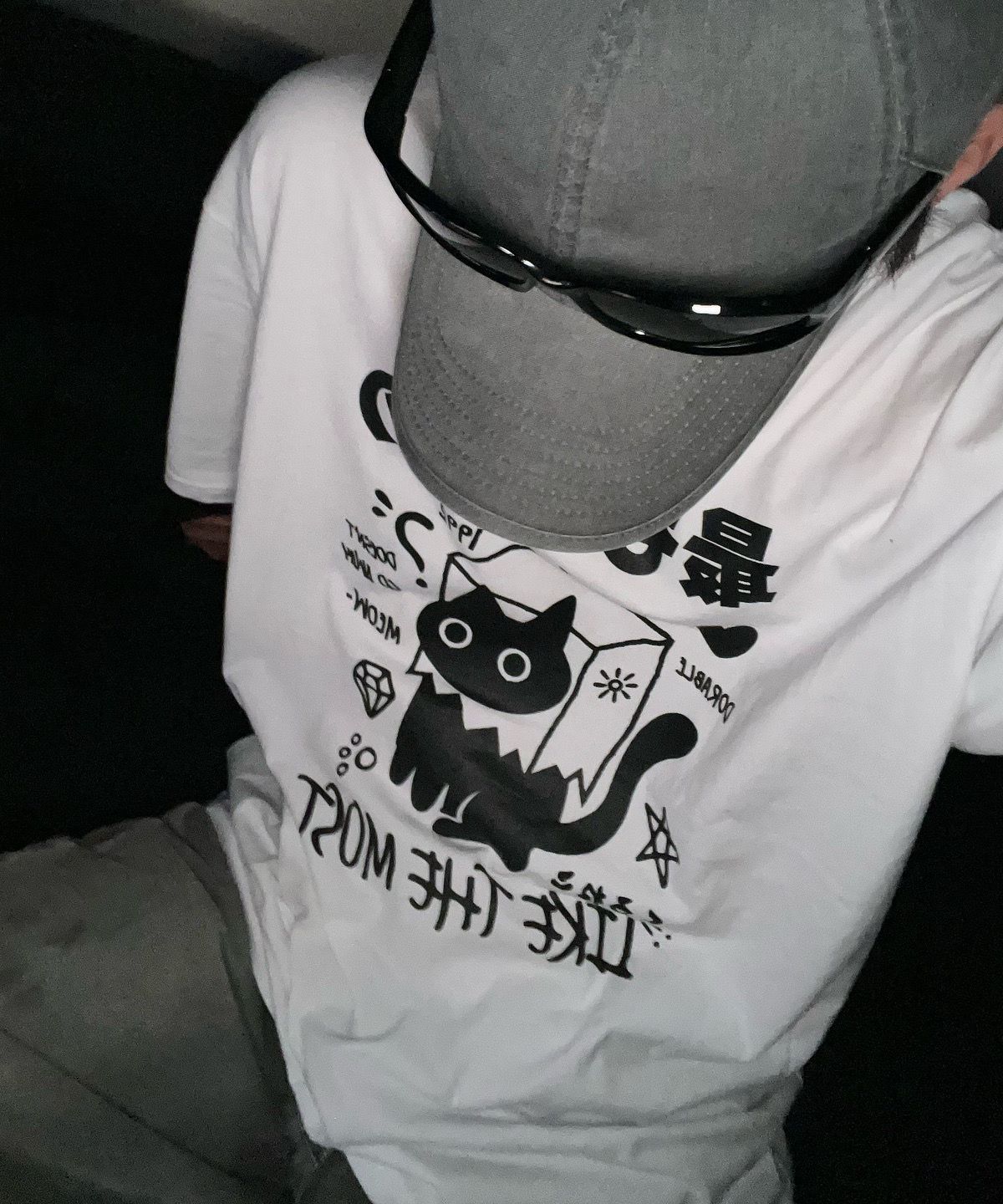 MUSINSA公式 | LIKE THE MOST [Long sleeve added] Boxcat