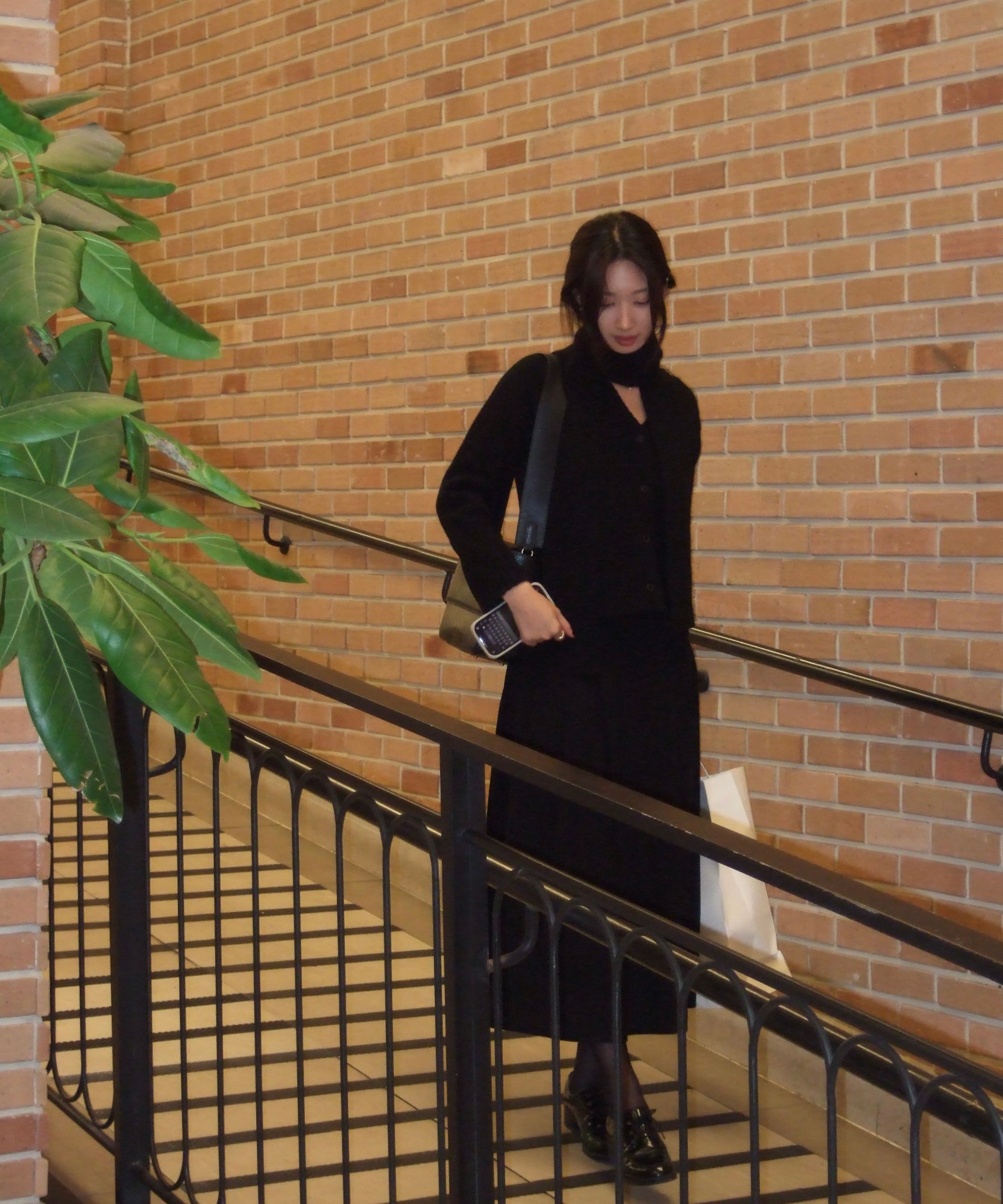 Atelier Nain HAIRY WOOL BELTED COAT 【公式通販】