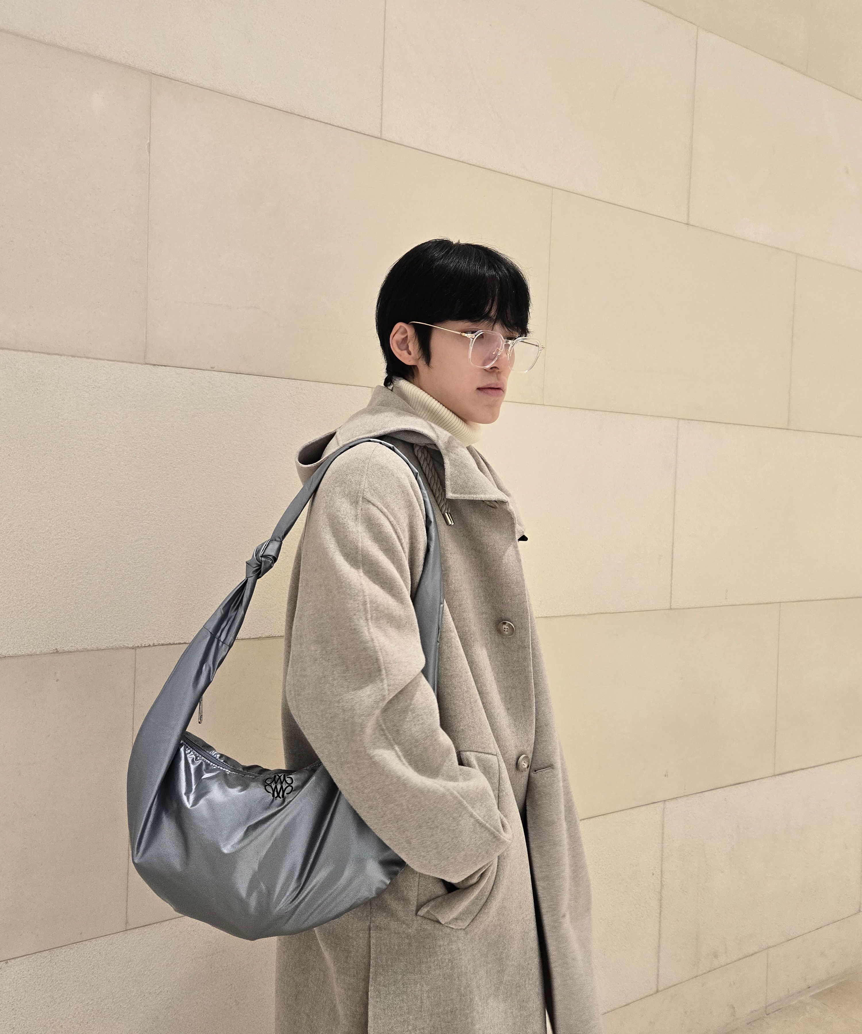 ★NlCK&NLCOLE★ NICOLE GLOSSY SHOULDER KNOT BAG_BLACK MUSINSA | NICK&NICOLE NICOLE GLOSSY SHOULDER KNOT BAG_BLACK