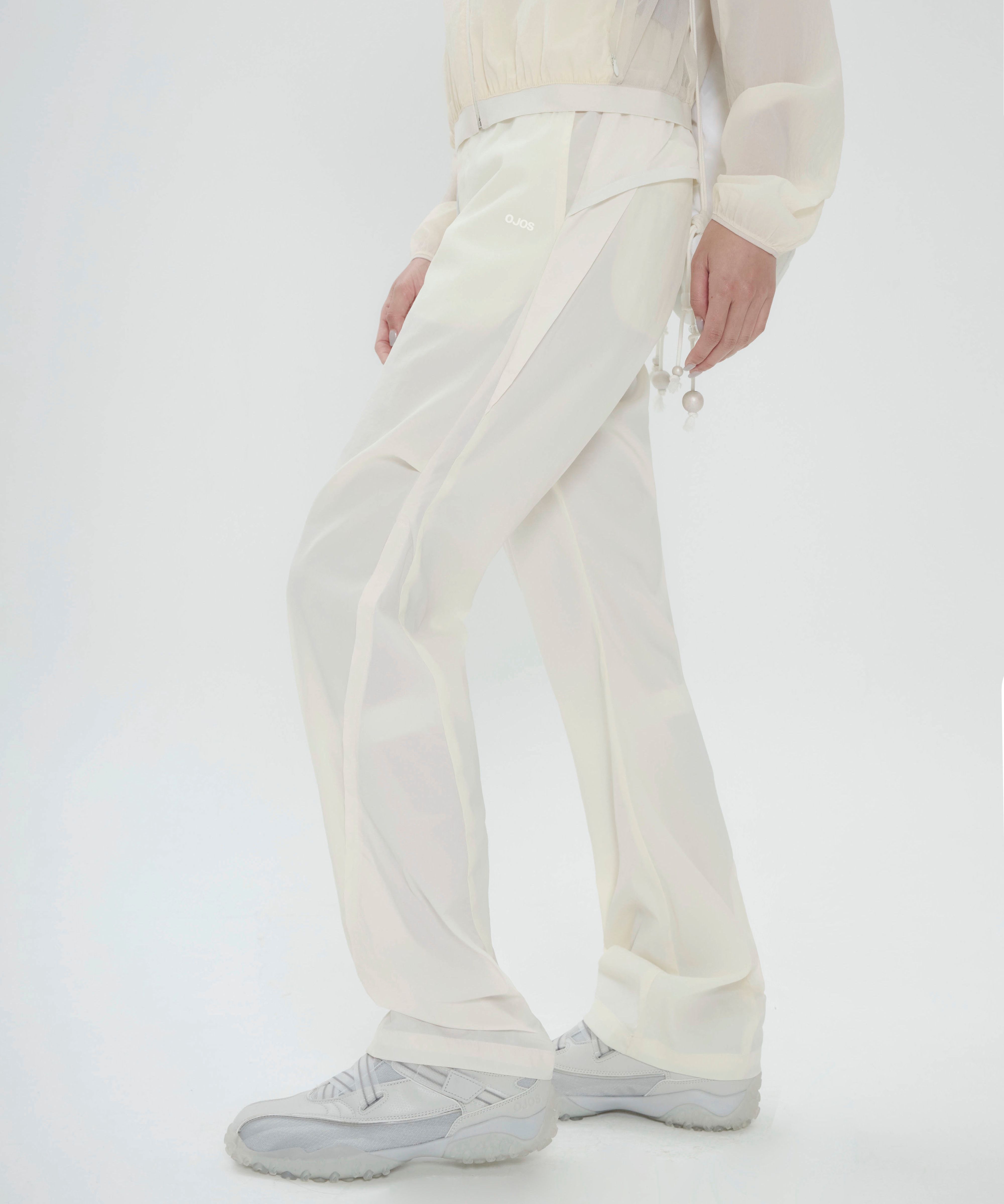 【OJOS】Mesh Parting Nylon Pants OJOS (オホス ) - メッシュパーティングナイロンパンツ / Mesh