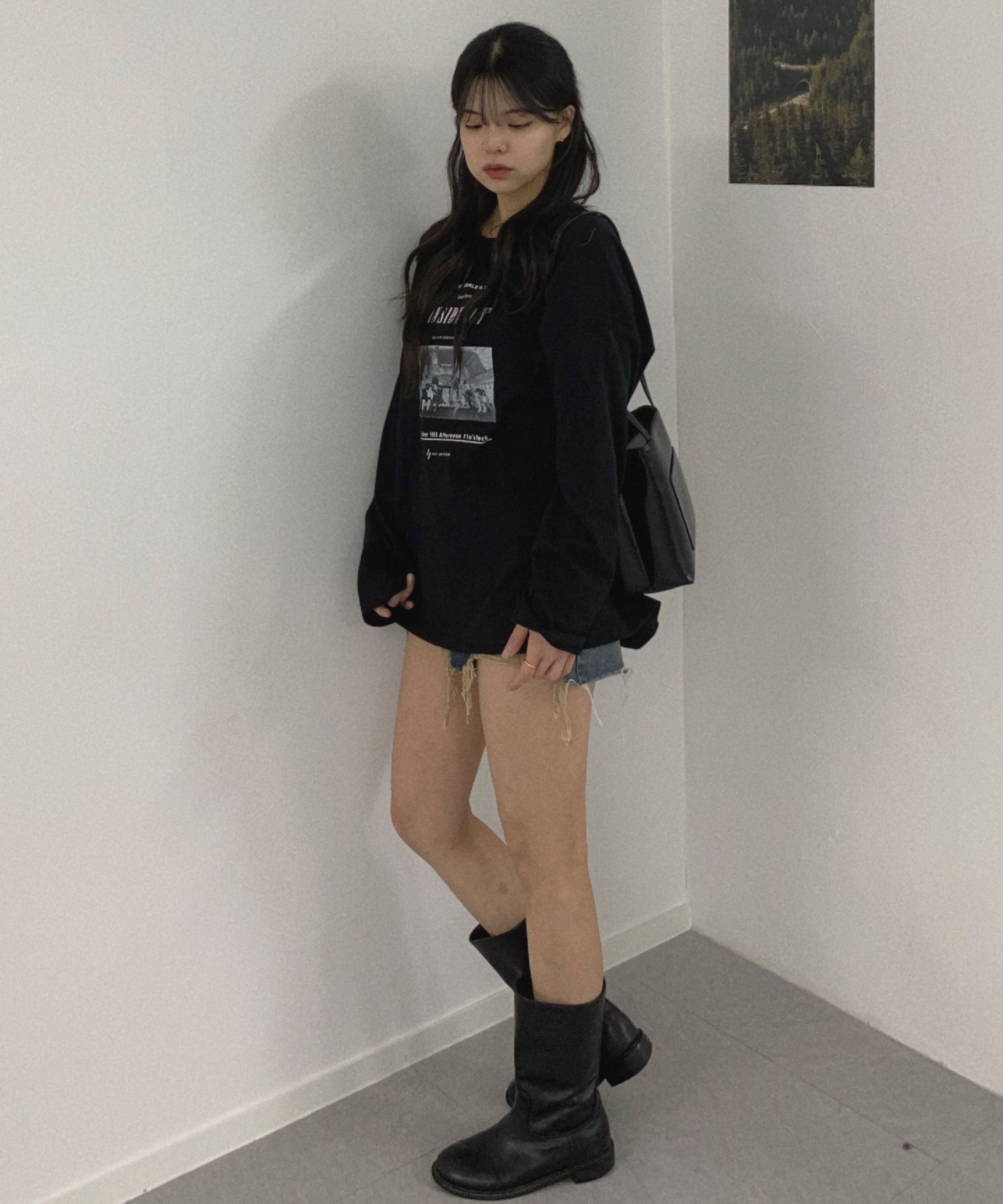 ◆KOMOREBI MUSEUM◆ Handmade Wide Classic Middle Boots Black Designer fashion, Seoul-fully created | W Concept