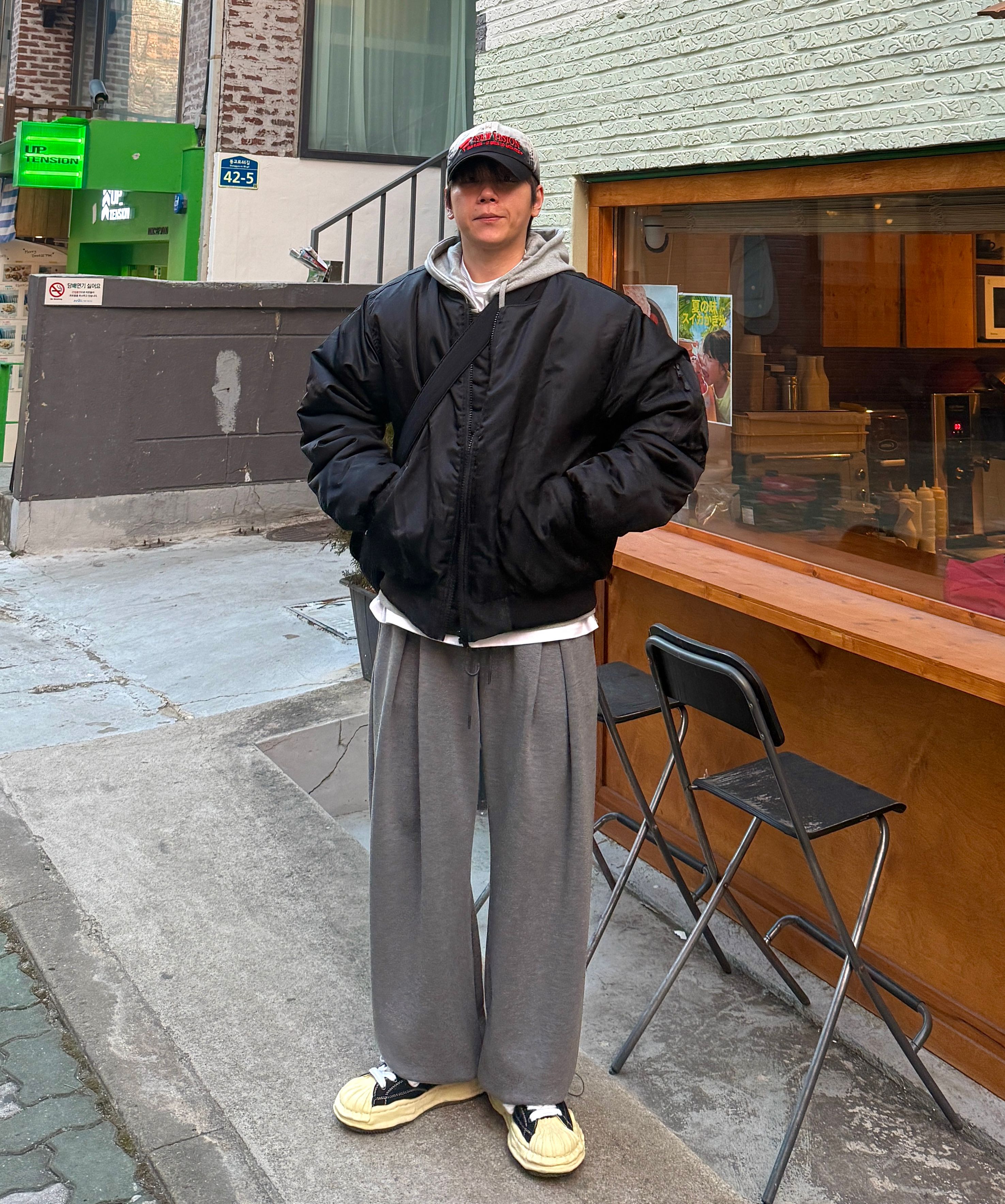 MUSINSA公式 | MUSINSA STANDARD ZIP-UP HOODIE [MELANGE GRAY]