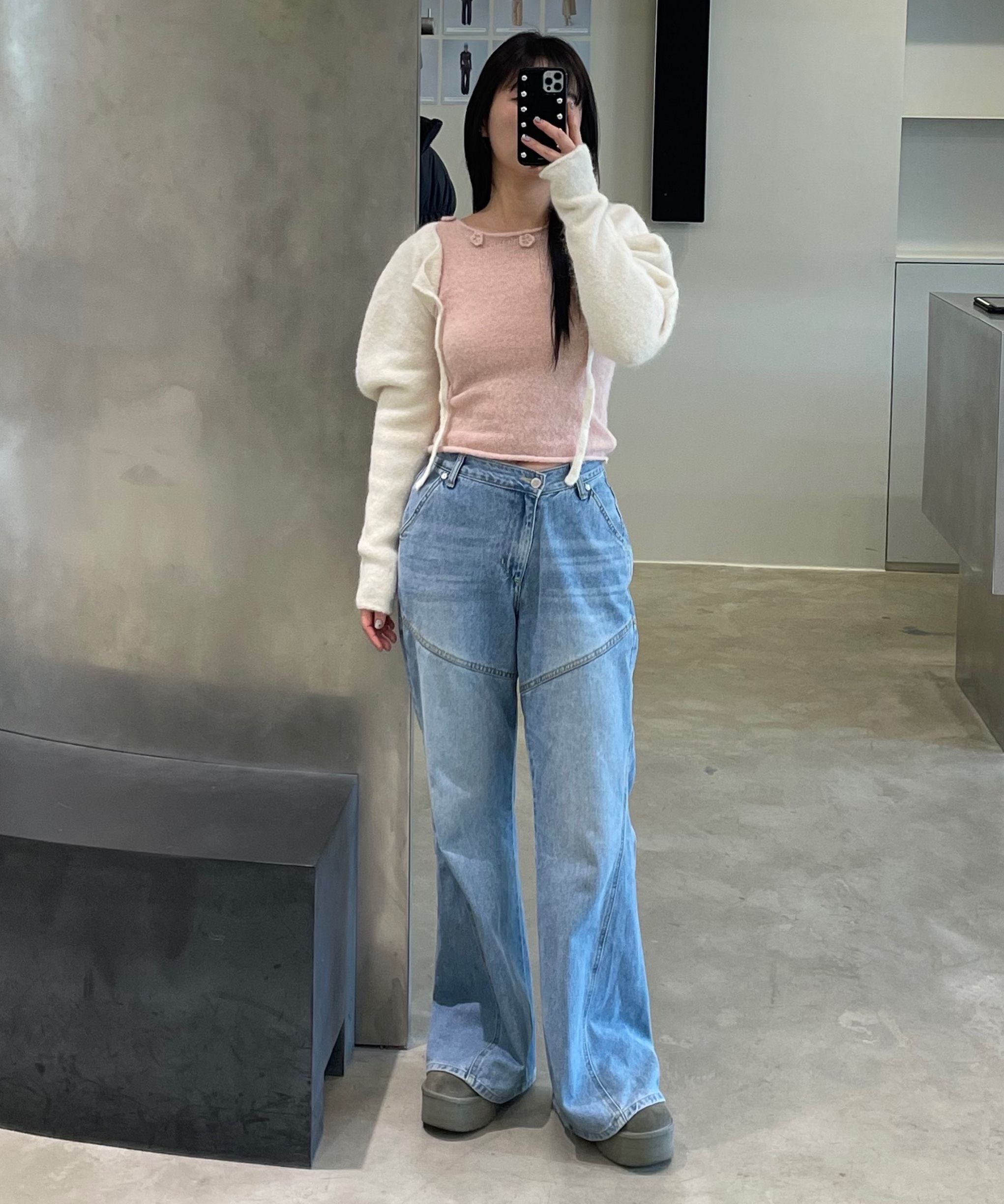 ★ DIAGONAL★ DIAGONAL BOOTS CUT DENIM PANTS light blue DA2 MUSINSA | DIAGONAL DIAGONAL BOOTS CUT DENIM PANTS (light blue)