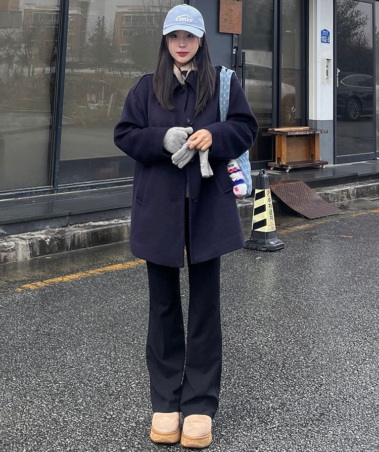 MUSINSA公式 | DRAWFIT WOMEN ソフトカシミヤオーバーサイズハーフ