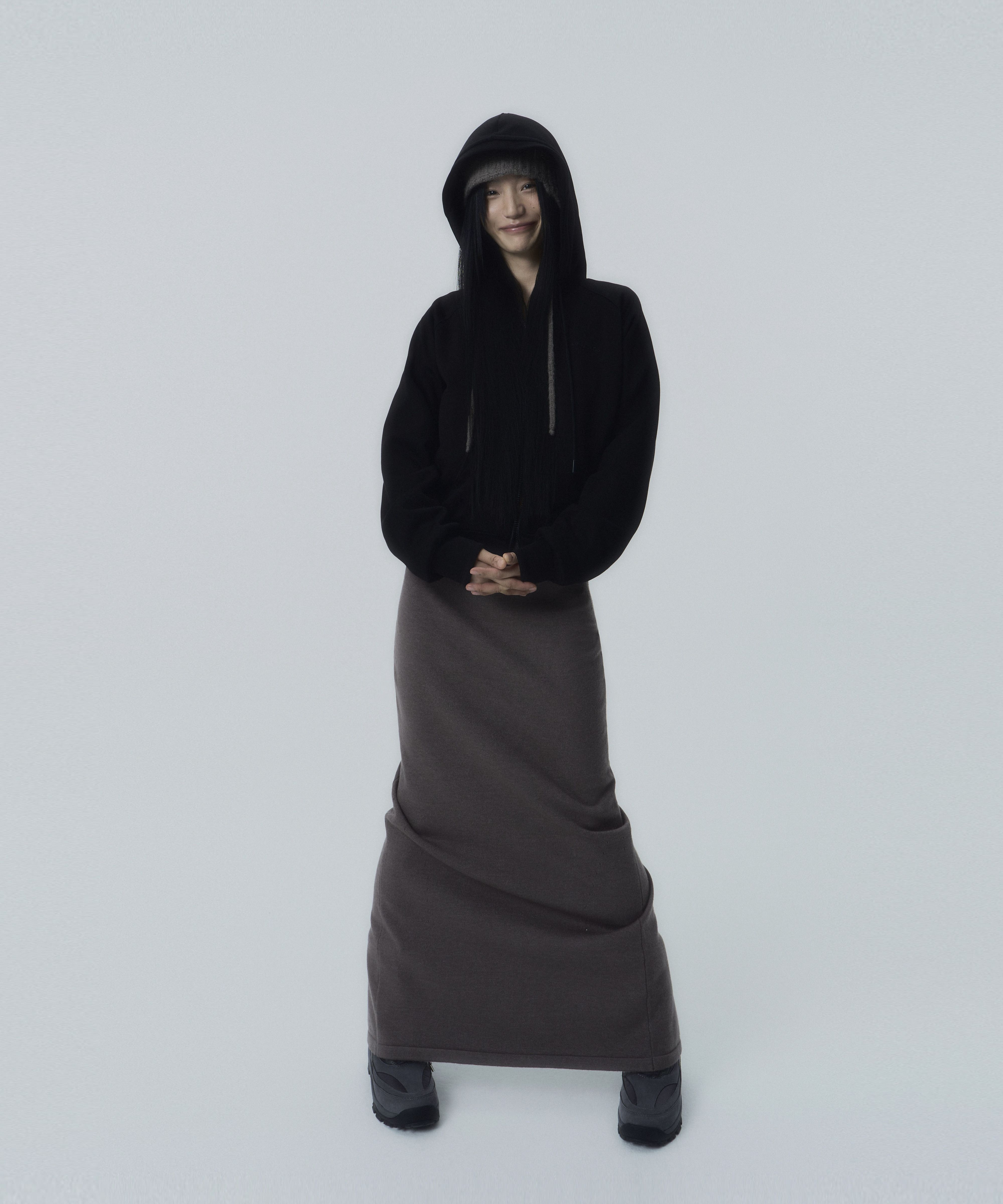◆ojos◆ ie Fluid Knit Skirt 01 Stone Brown 24MWi:e-KN02-SB MUSINSA | OJOS i:e Fluid Knit Skirt 01 / Stone Brown