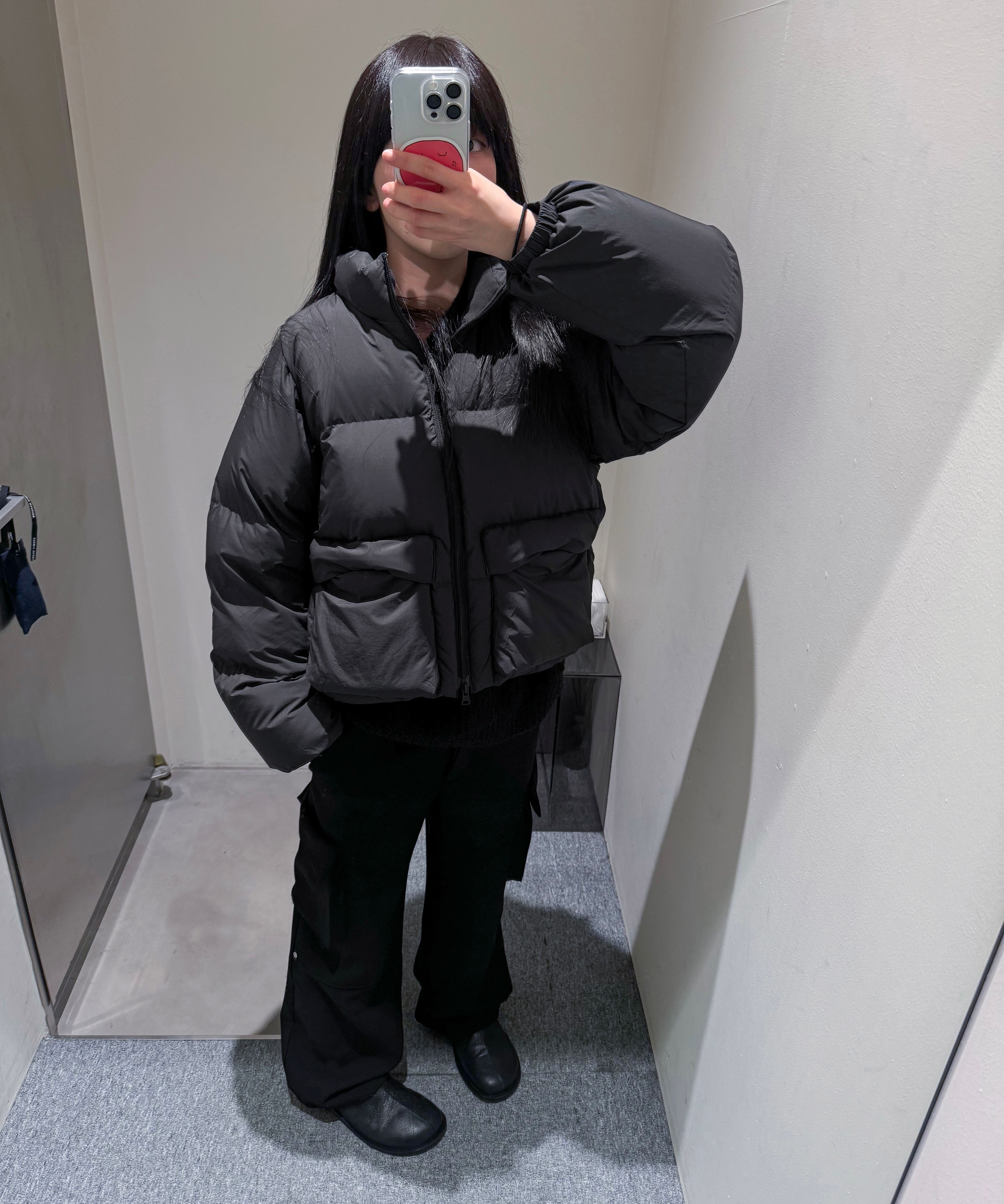 [INSILENCE] Hybrid Soft Down Jacket /追跡付 MUSINSA | INSILENCE WOMEN Hybrid Soft Down Jacket BLACK