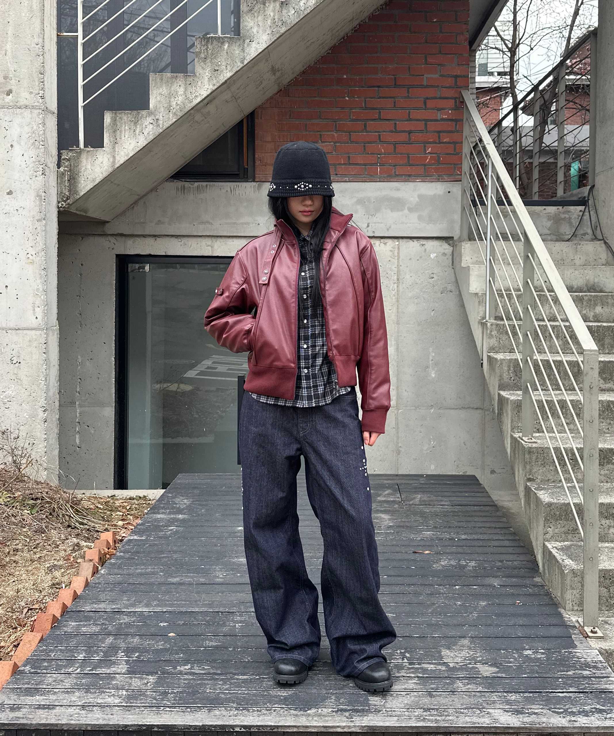 【AAKAM】Western Studded Cotton Pants ★男女兼用★追跡付 AAKAM】Western Studded Cotton Pants | OUR BRAND,AAKAM