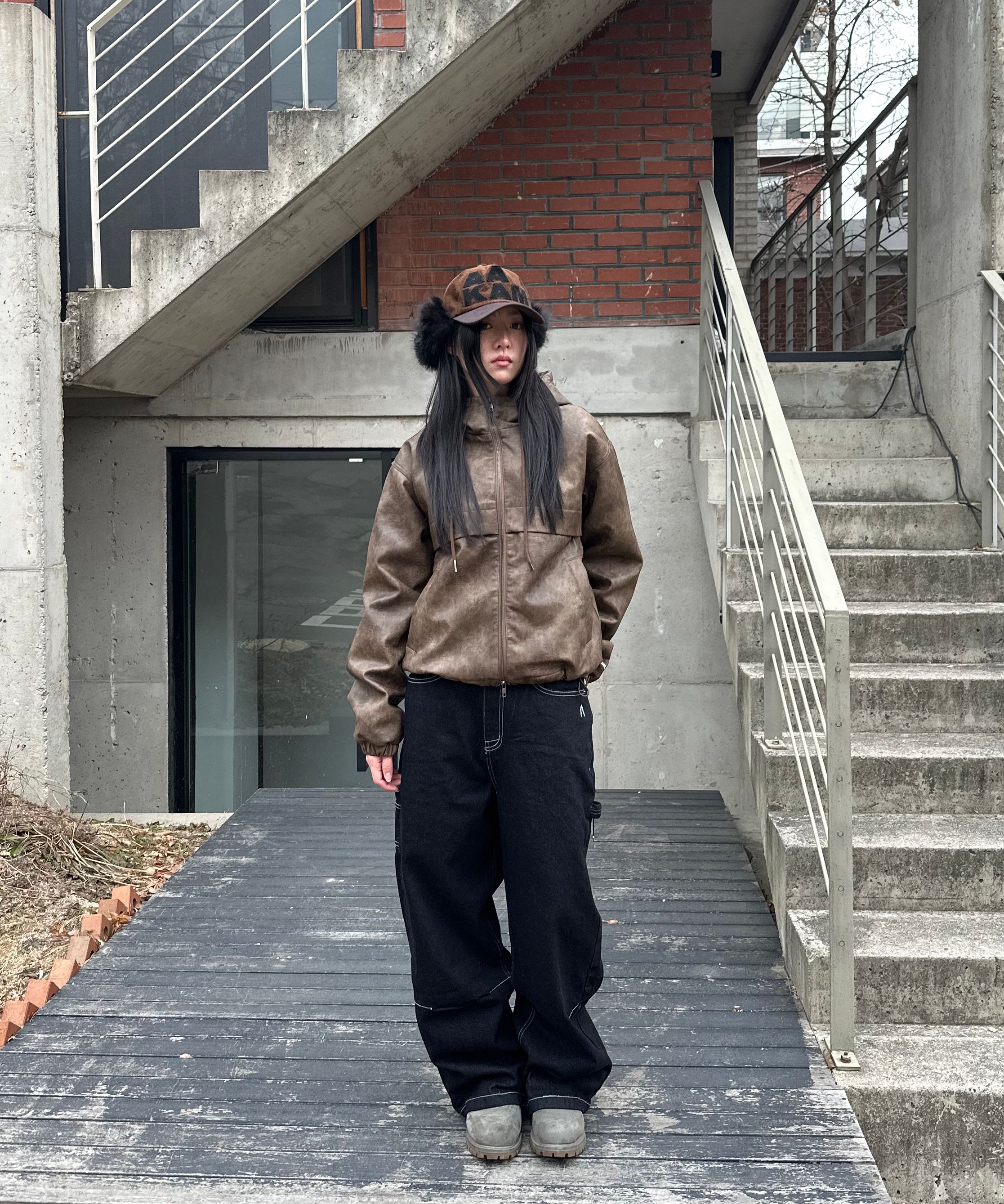 ★AAKAM★ Needlework Carpenter Denim Pants 【送料0/関税0】 AAKAM】Needlework Carpenter Denim Pants | OUR BRAND,AAKAM