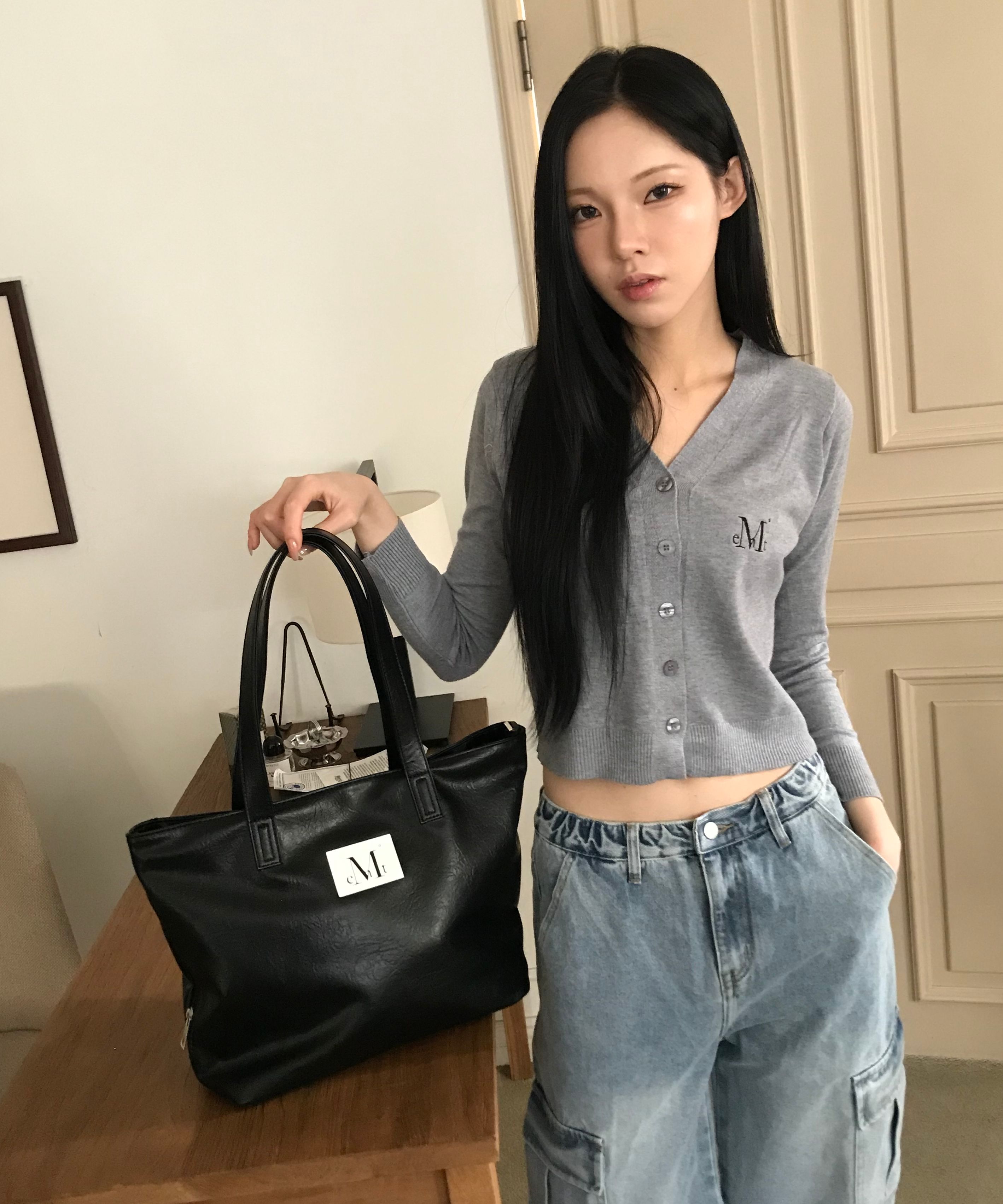 ★MUCENT★ Lienne Side Zipper Leather Shoulder Bag Unisex 2 MUSINSA公式 | MUCENT Lienne Side Zipper Leather Shoulder Bag