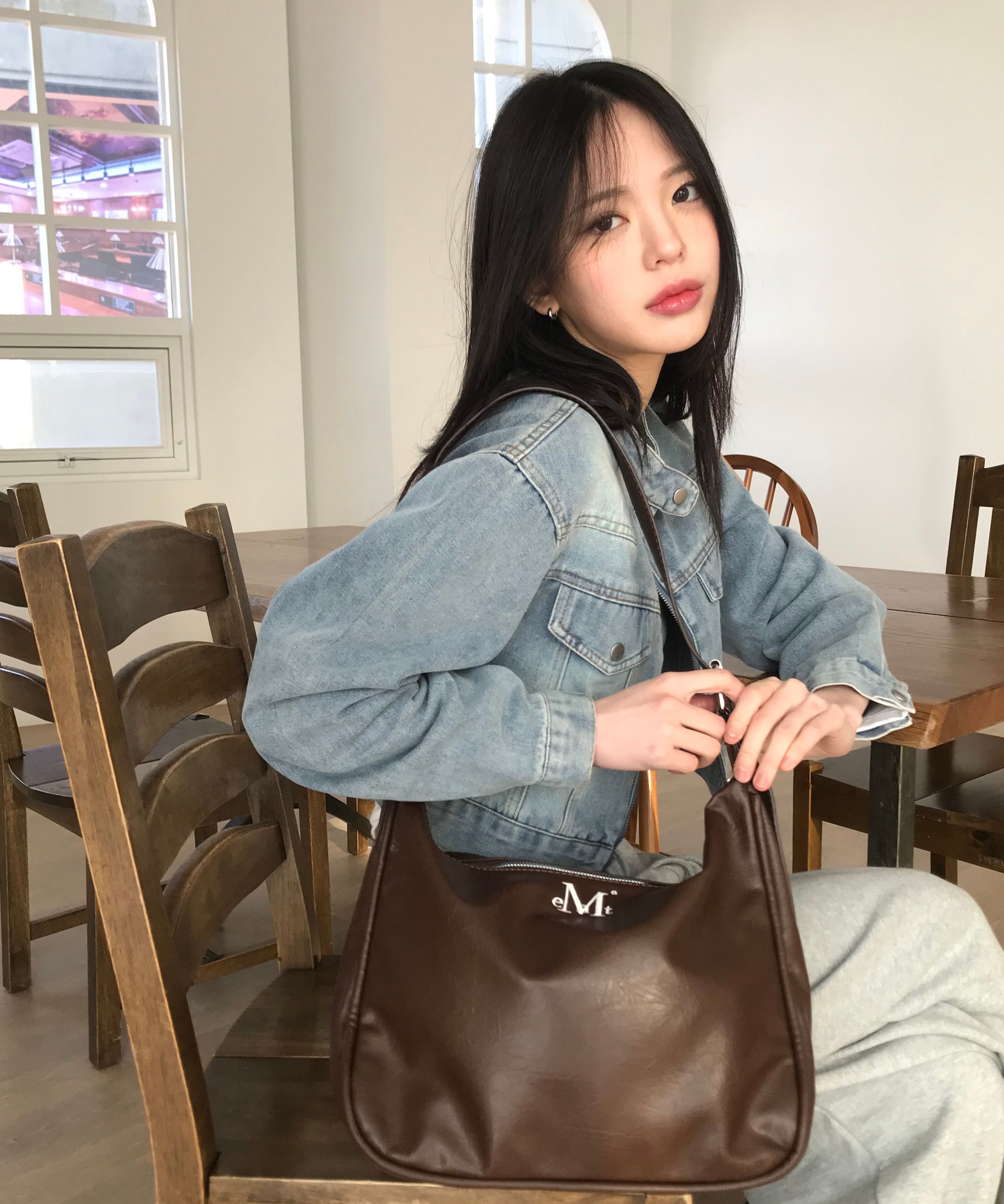 【MUCENT♥] Port Double Ringle Leather Shoulder Bag MUSINSA | MUCENT Port Double Ringle Leather Shoulder Bag