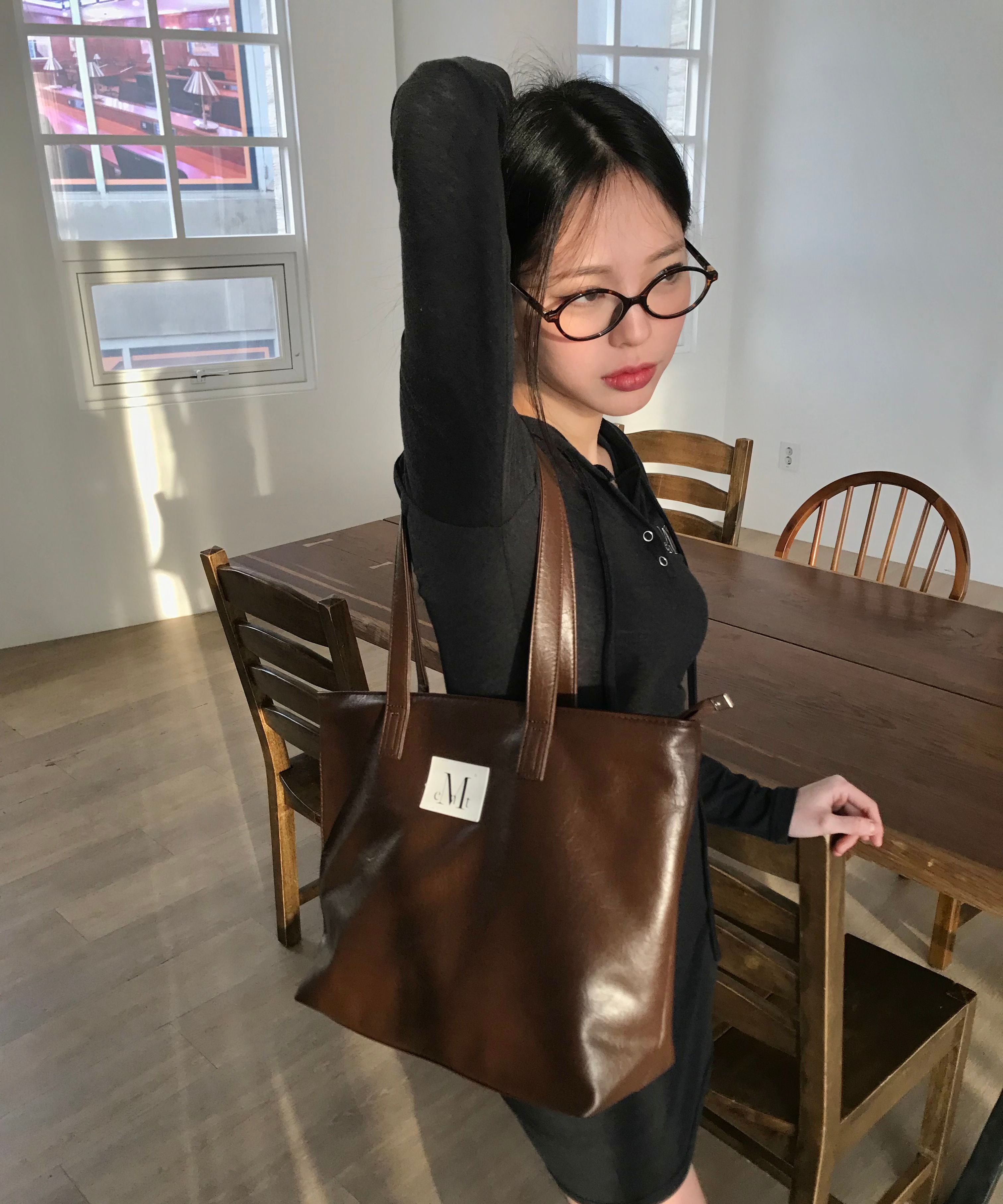 ★MUCENT★ Lienne Side Zipper Leather Shoulder Bag Unisex 2 MUSINSA公式 | MUCENT Lienne Side Zipper Leather Shoulder Bag