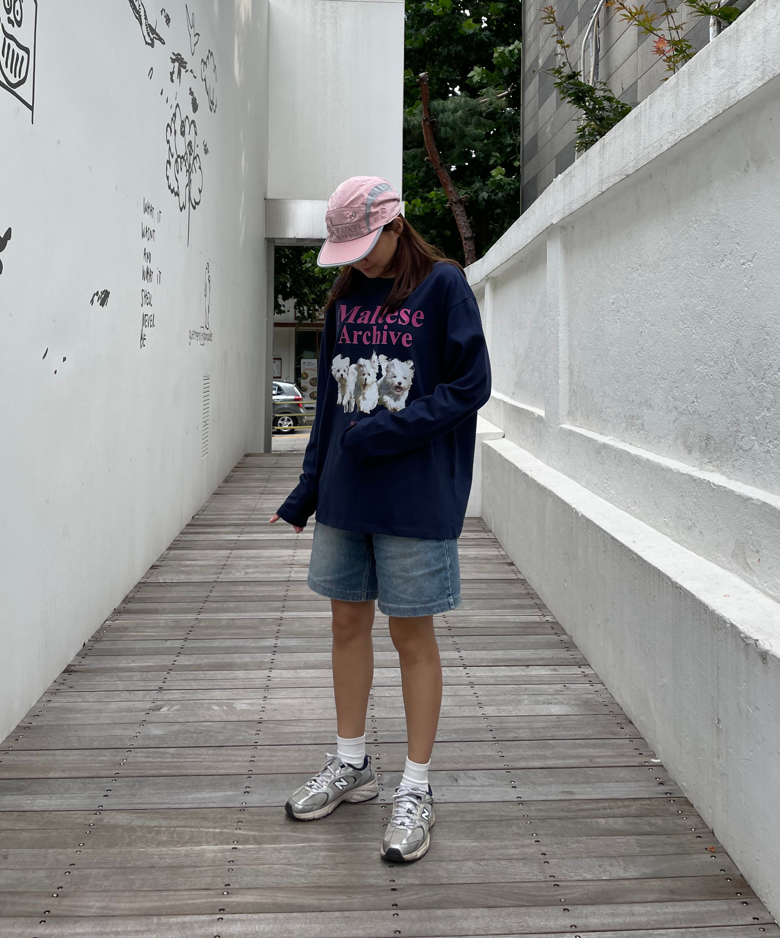 ★Wai Kei★ Maltese Archive Long Sleeve T-Shirt 6 COLOR YK23 Maltese archive long sleeve tshirt - WaiKei | 60% - Asian