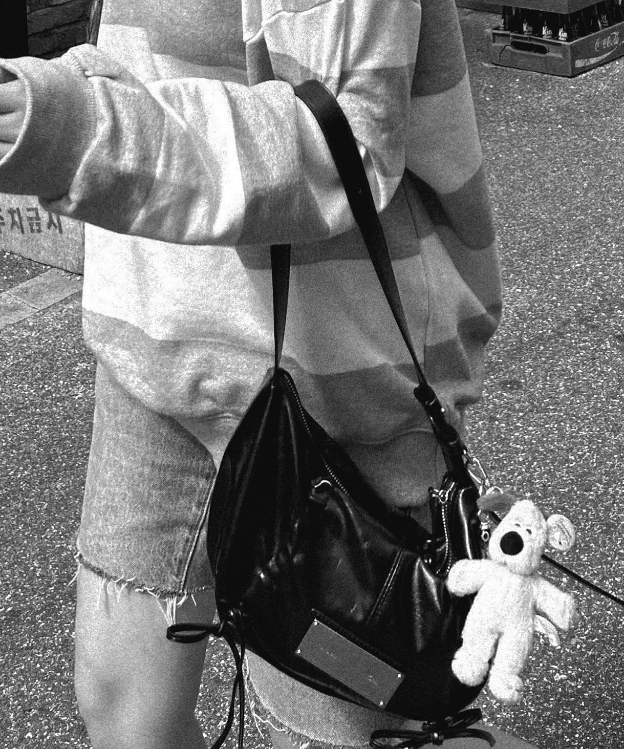 마뗑킴(MATIN KIM) HALF SHIRRING RIBBON ROUND BAG (3 colors