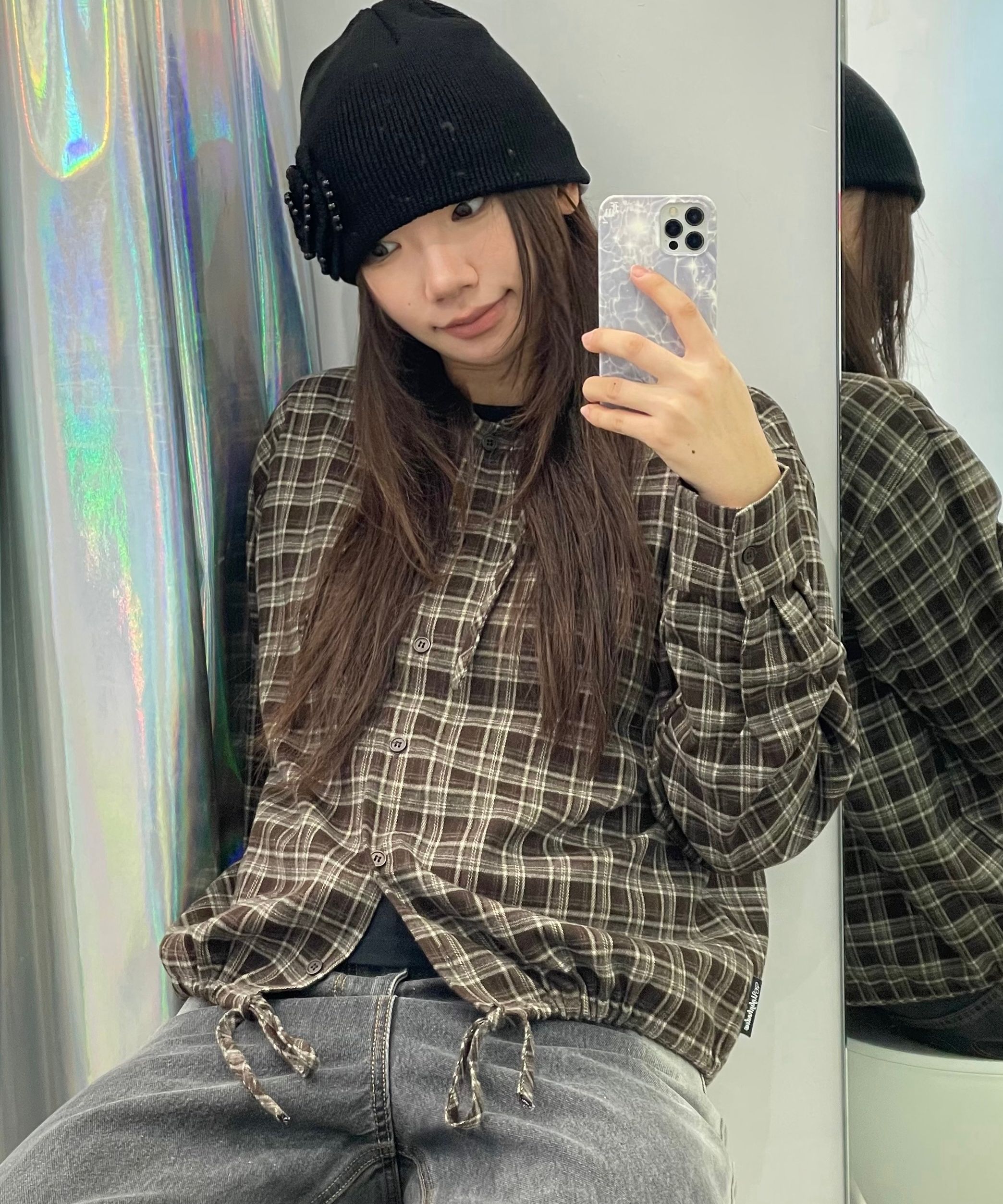 SETUP-EXE☆PEARL CORSAGE BEANIE SETUP EXE] PEARL CORSAGE BEANIE / IVORY – SellerWork
