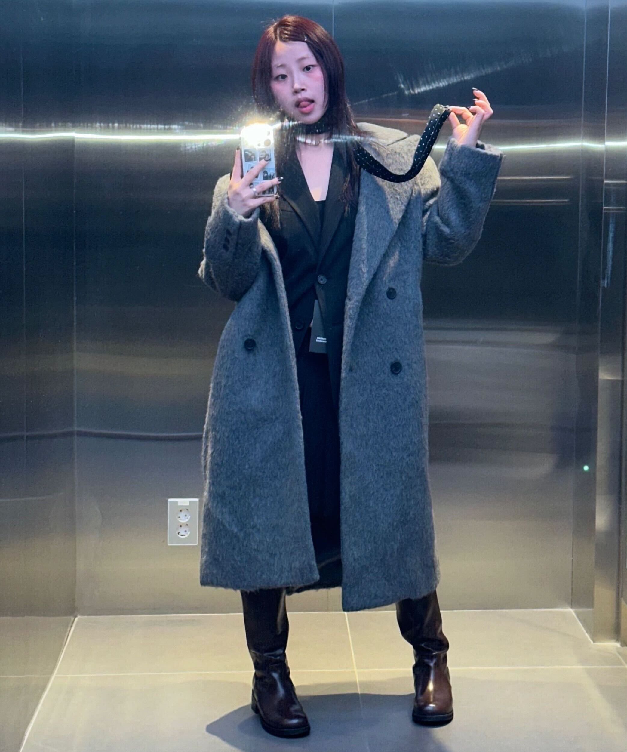 MUSINSA | MUSINSA STANDARD WOMAN Women's Hairy Alpaca Blend Over