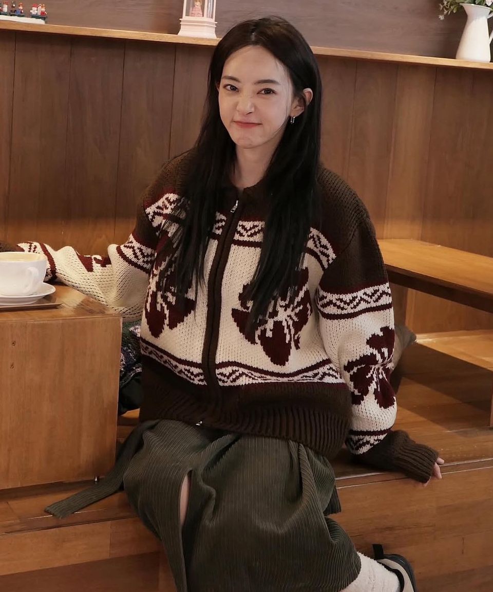 ◆ROCKCAKE Flower Cowichan Cardigan/4色◆ ROCKCAKE Flower Cowichan Cardigan 4BFT570