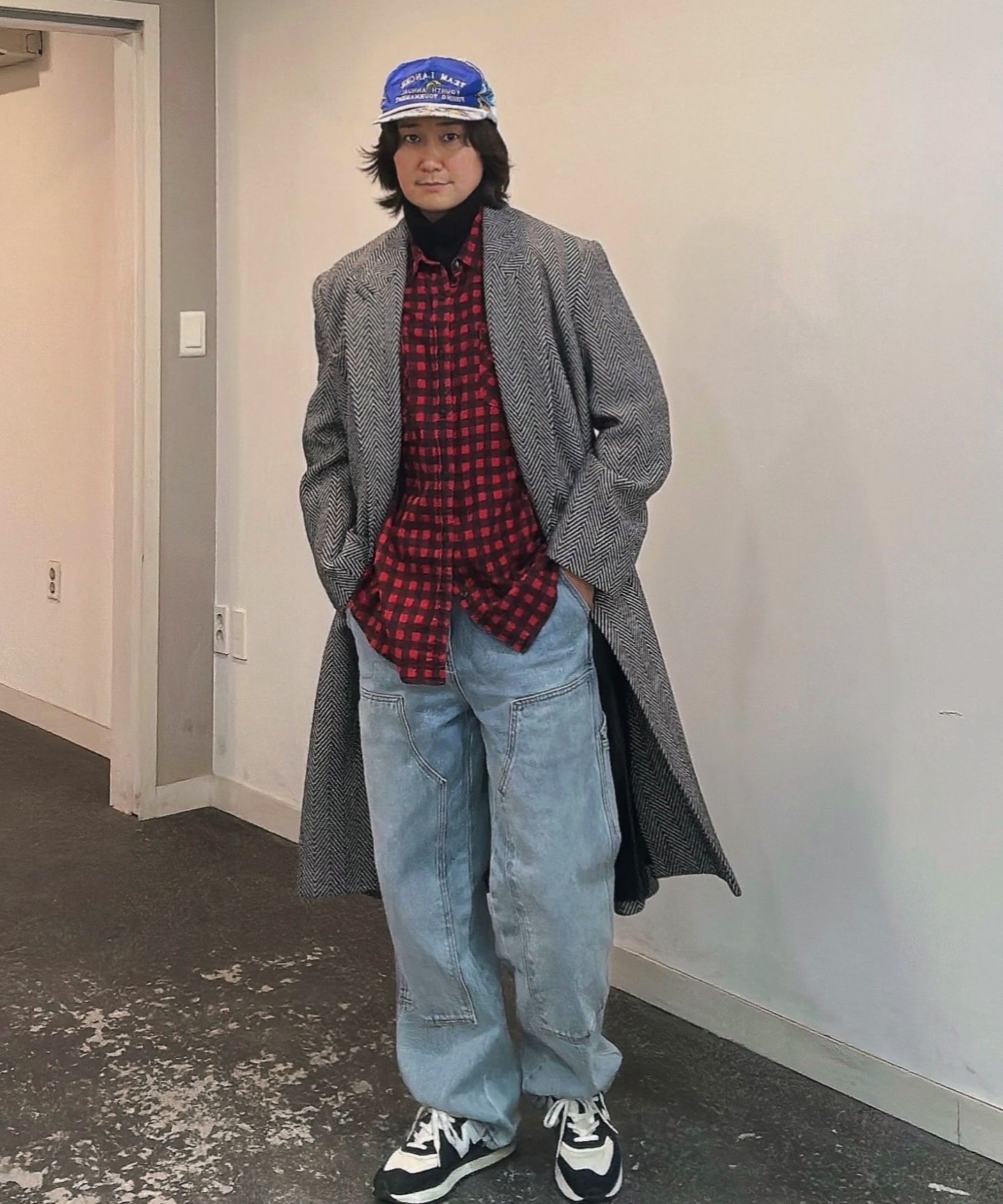 ★MUSINSA STANDARD★ Destroyed Knee Wide Denim Pants Gray MM MUSINSA | MUSINSA STANDARD Destroyed Knee Wide Denim Pants