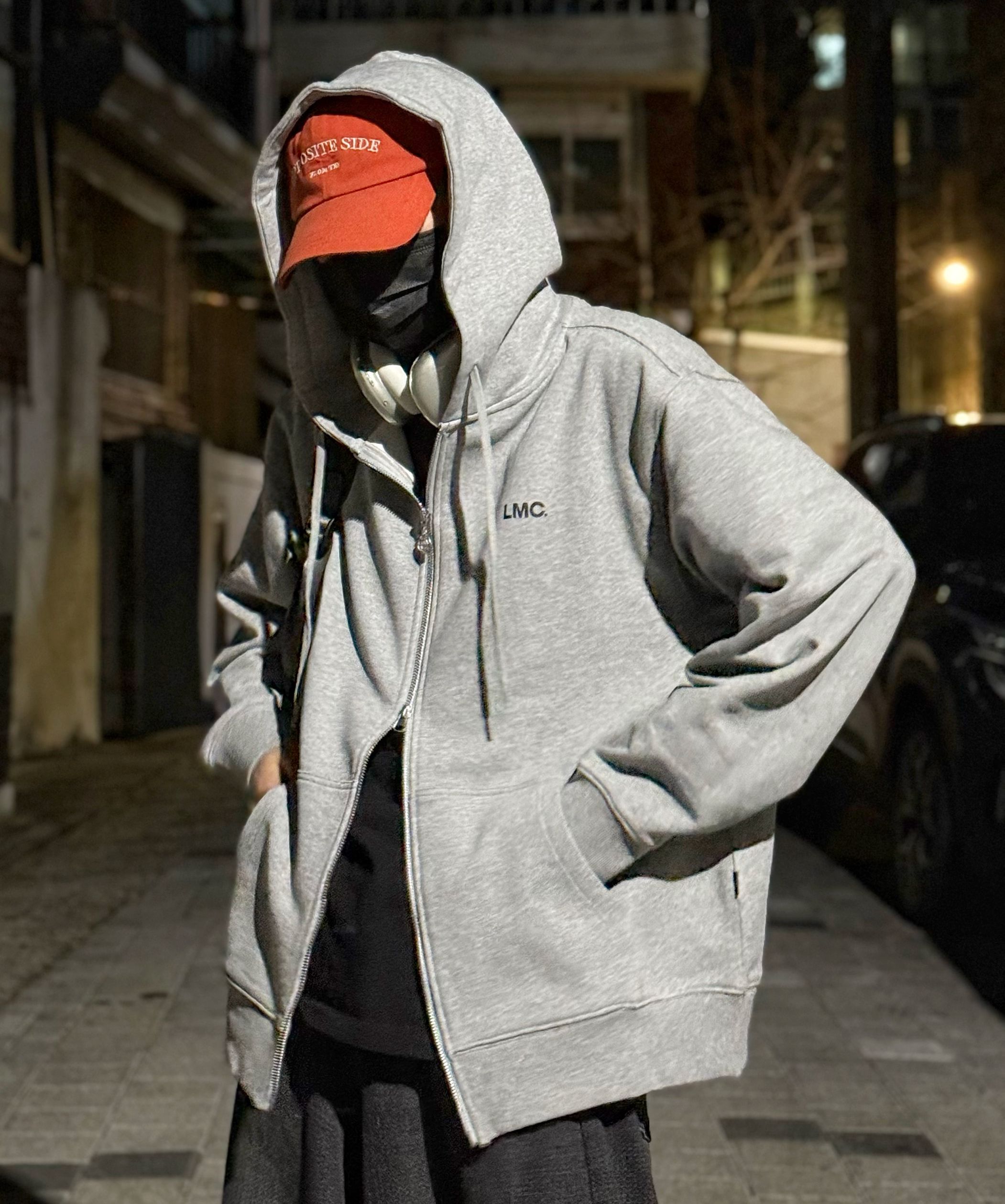 MUSINSA | LMC OG ZIP-UP HOODIE black