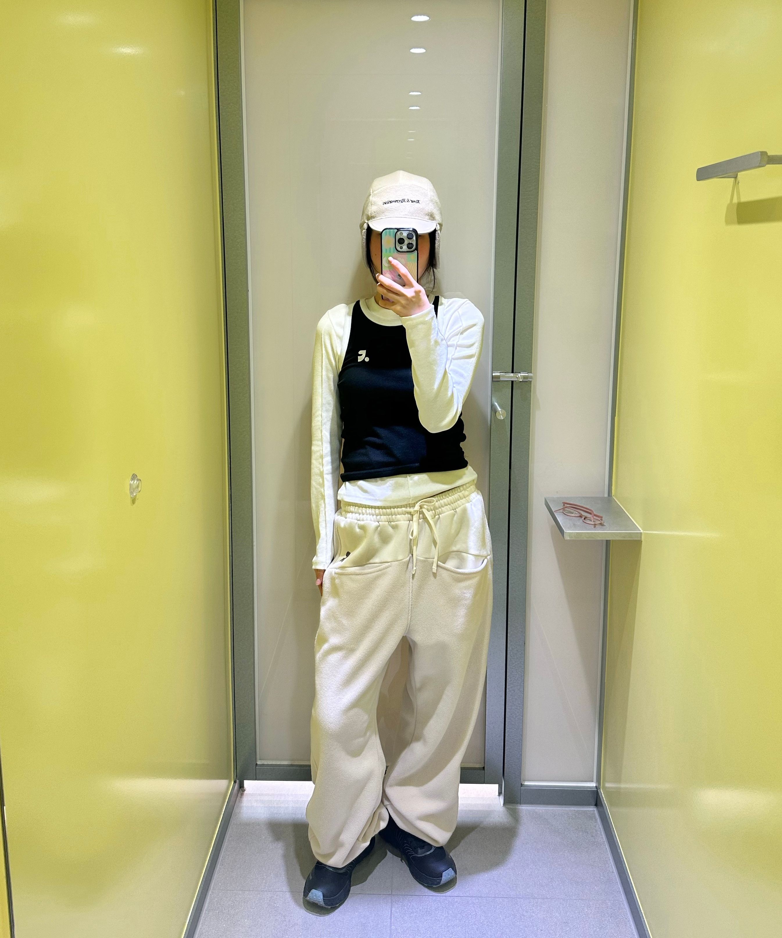 MUSINSA | REST&RECREATION COLORATION FLEECE JOGGER PANTS - KHAKI