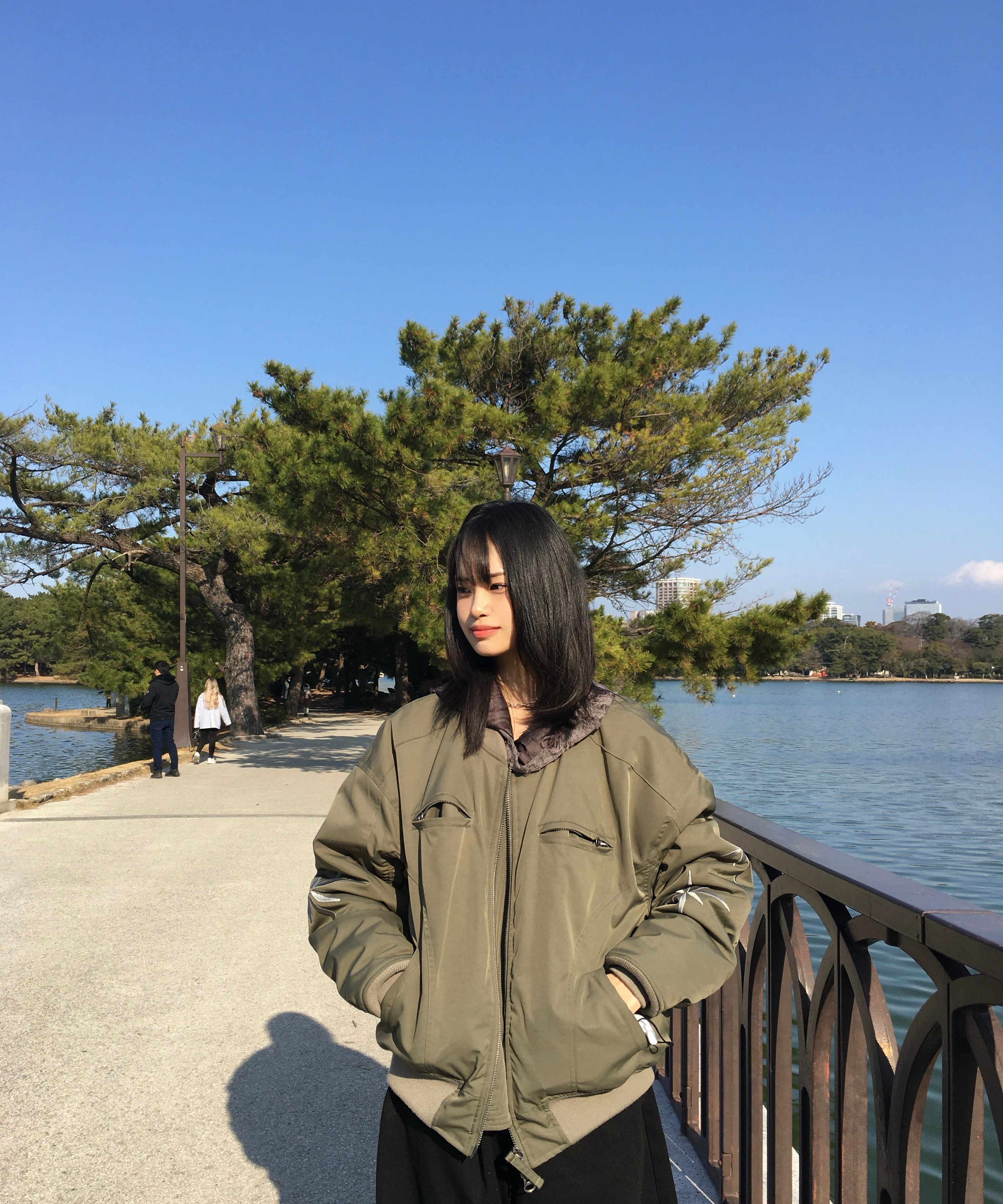 アウターその他 XTONZ XJ107 Incision Shirring MA1 Jacket KHAKI XJ107KH MUSINSA公式 | XTONZ XJ107 Inquisition Shirring MA-1 Jacket
