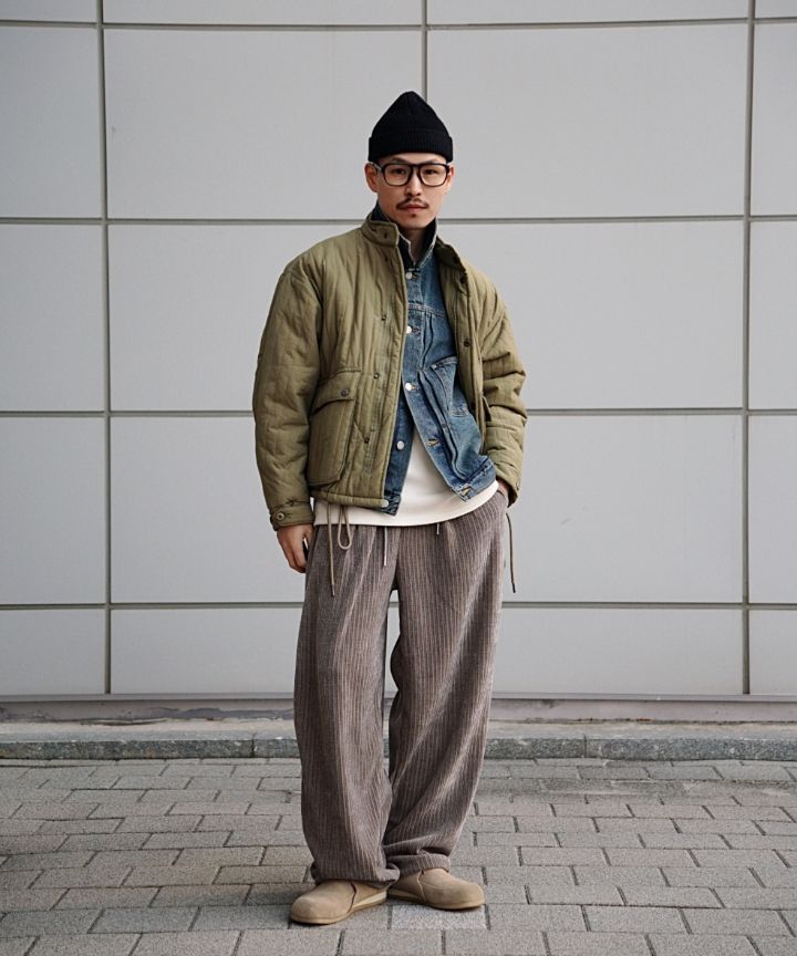 ◆SCALLYWAG◆ Easy corduroy wide pants black MUSINSA | SCALLYWAG Easy Corduroy Wide Pants [Black]