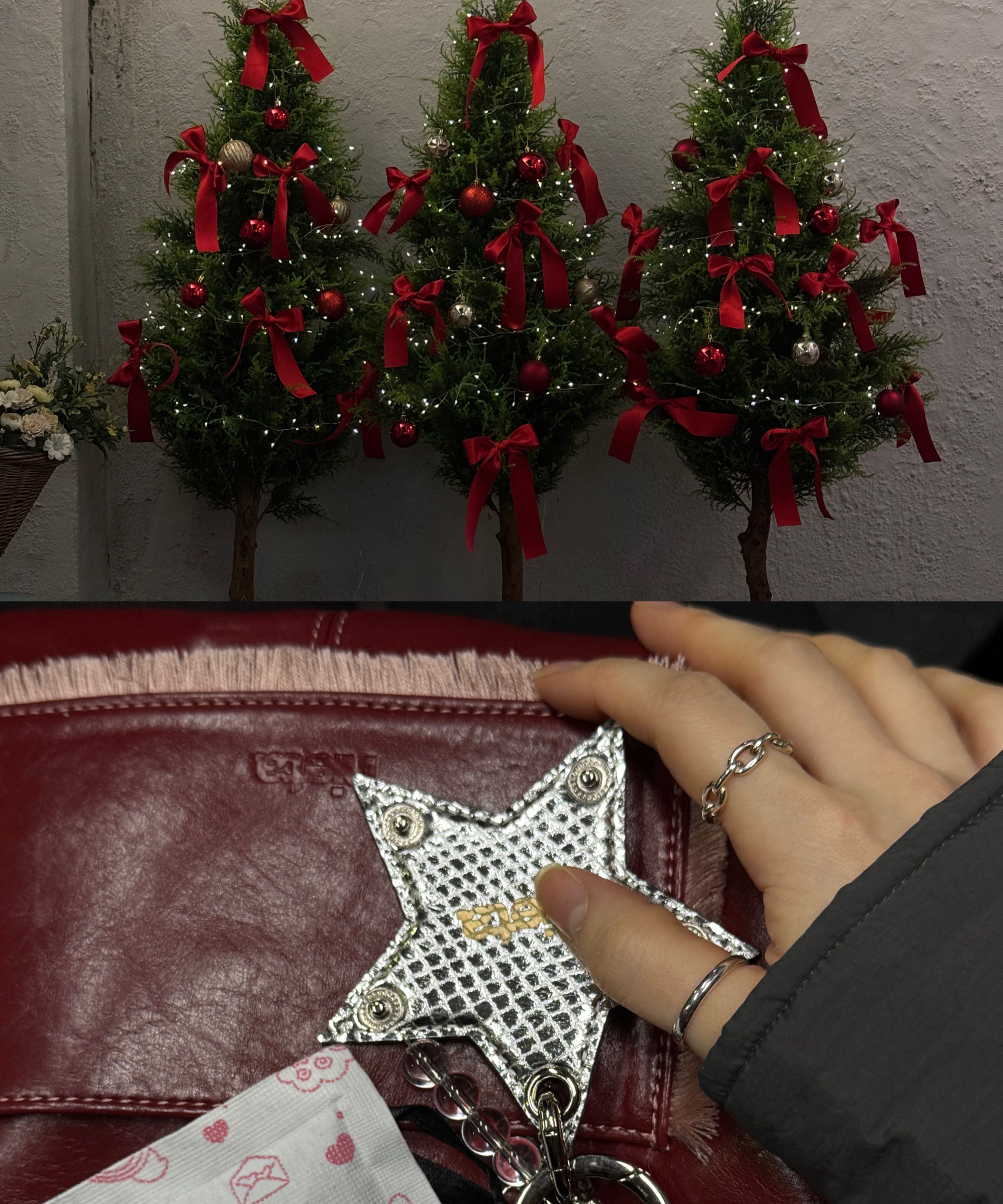 ★ Hieta★ Tina Cherry Red 1 bag Tina / Cherry red - Hieta | 60% - Asian Fashion Online Store