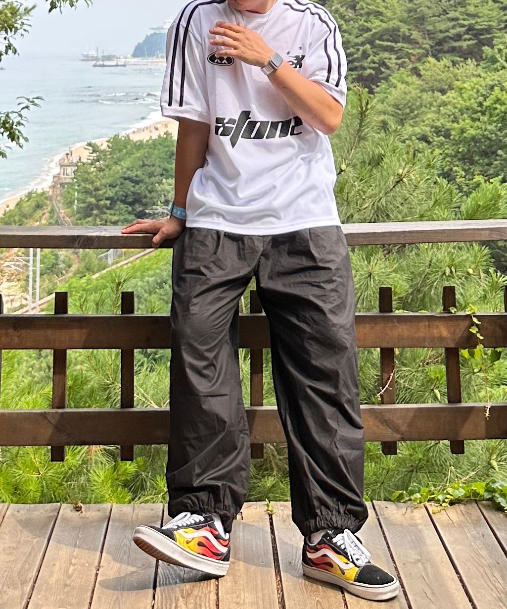 MUSINSA | XTONZ XTT047 Sporty Round Short Sleeve T-Shirt (WHITE)