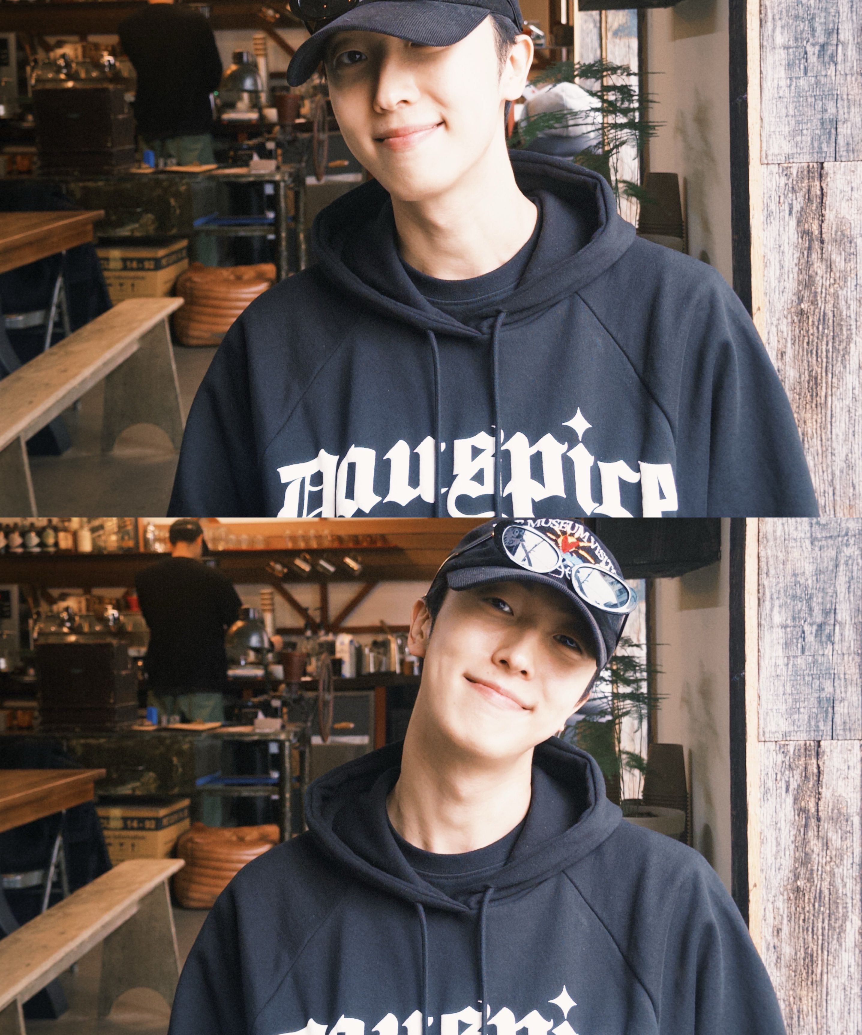 MUSINSA公式 | DAUSPICE Logo Hoodie White