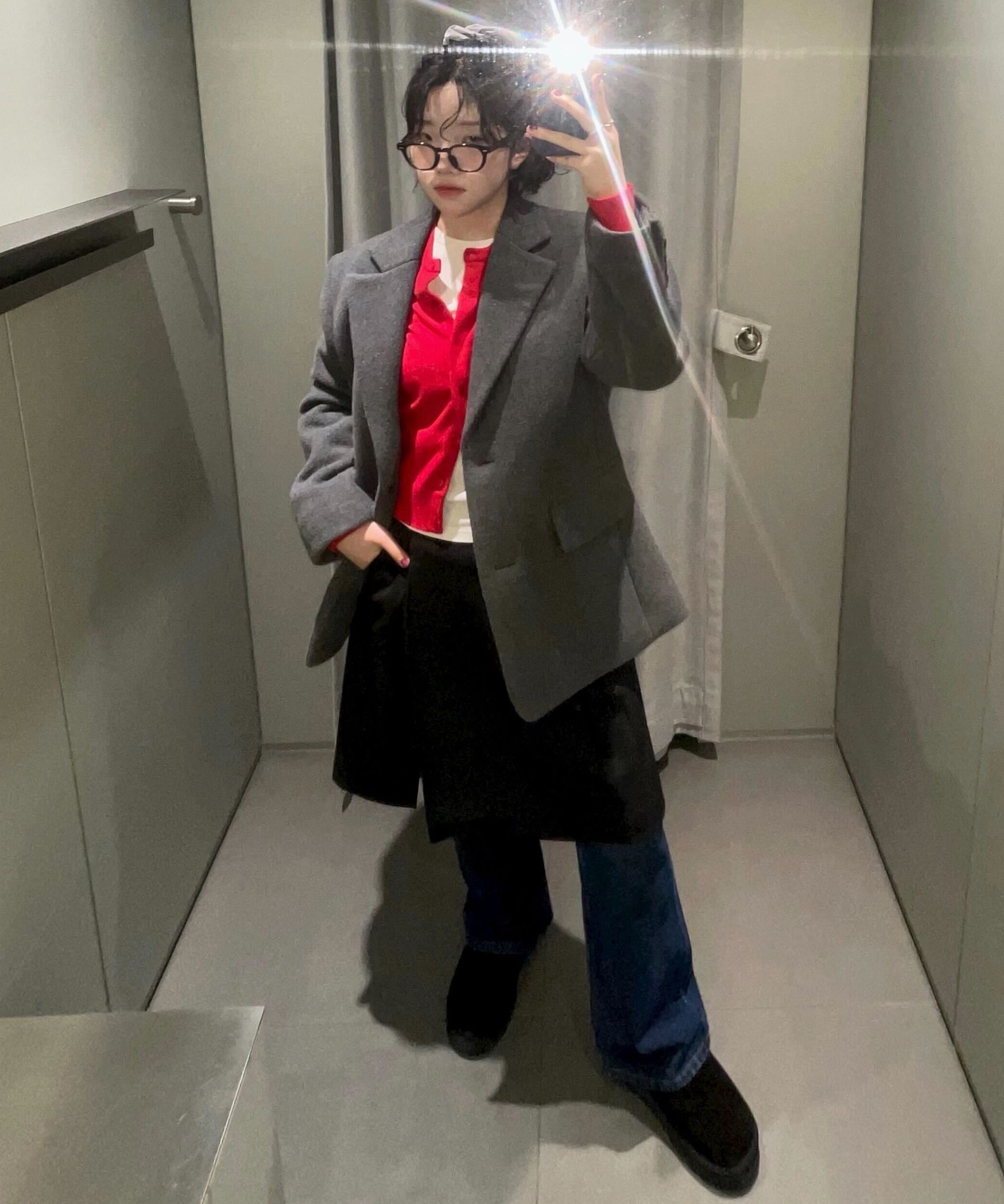 MUSINSA STANDARD LADY'S_ブーツカットデニムパンツ_5色 MUSINSA STANDARD LADY'S_ブーツカットデニムパンツ_5色