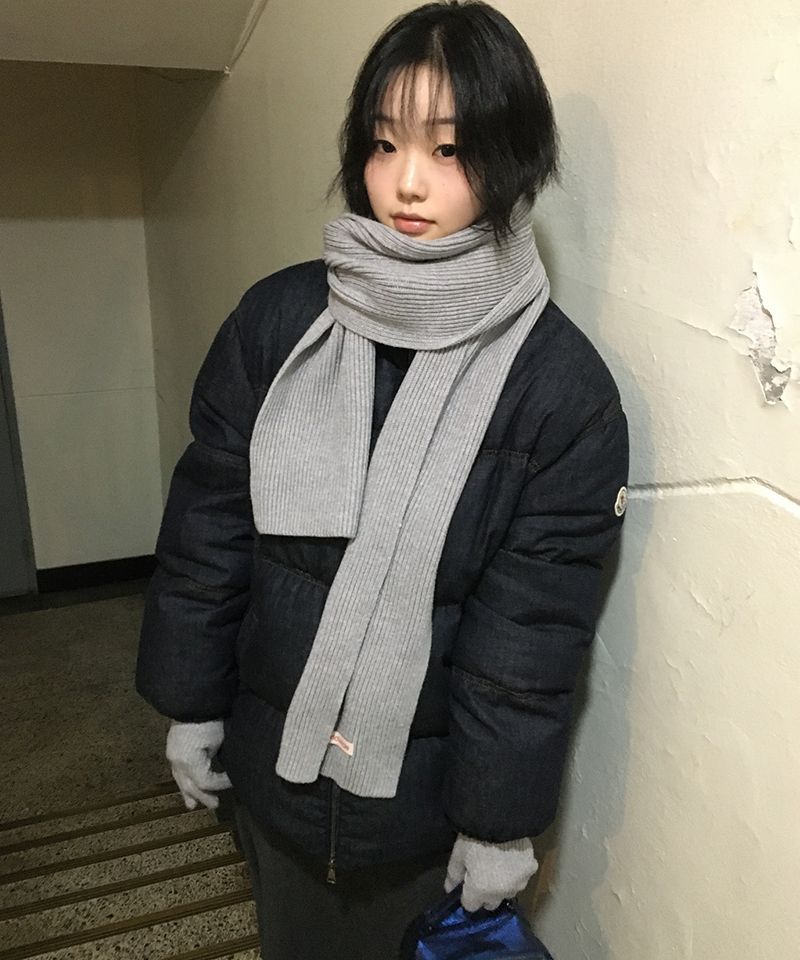 ★AMES-WORLDWIDE★KNIT GLOVES & MUFFLER SET BLACK★正規品 MUSINSA公式 | AMES-WORLDWIDE KNIT GLOVES & MUFFLER SET BLACK
