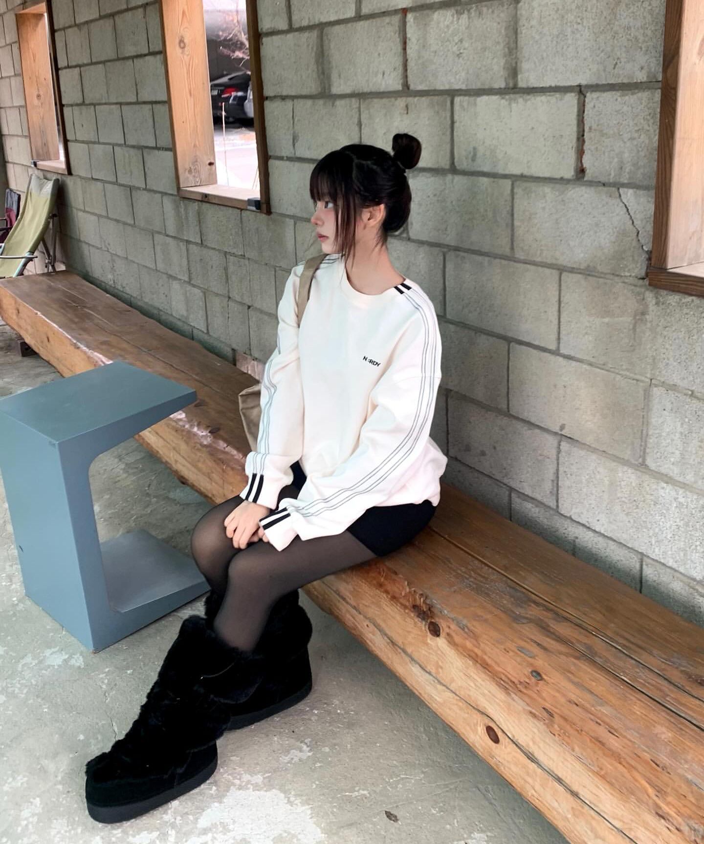 BADBLOOD★韓国大人気 Eskimo Boots Tall - Black 韓国ファッション BADBLOOD(バッドブラッド) ブーツ(レディース