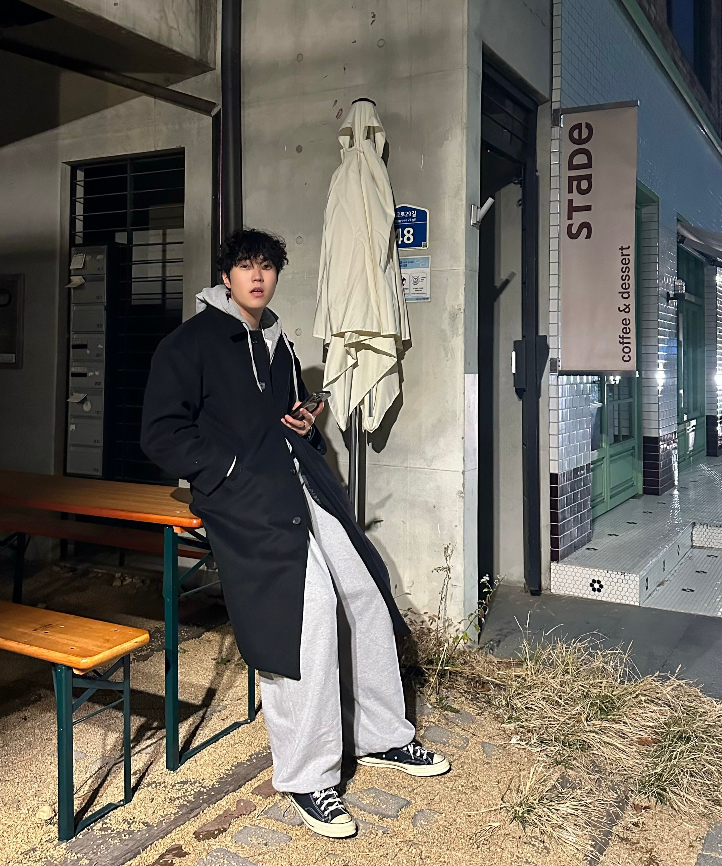 [ FLARE UP ]韓国大人気★Oversized Wool Balmacaan Long Coat Designer fashion, Seoul-fully created | W Concept
