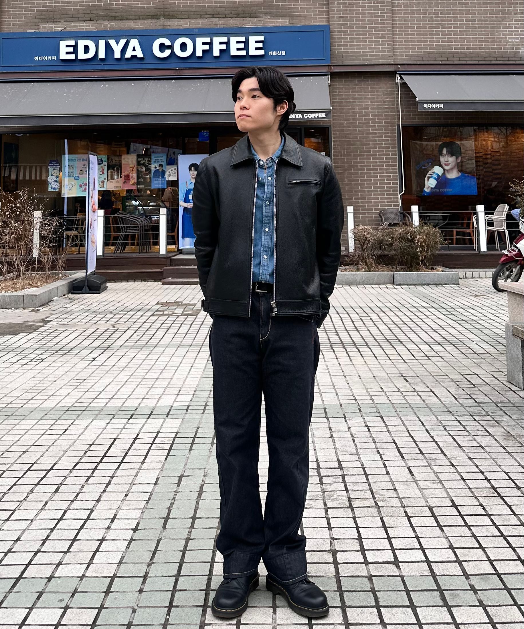 MUSINSA公式 | DOFFJASON COWHIDE SINGLE JACKET