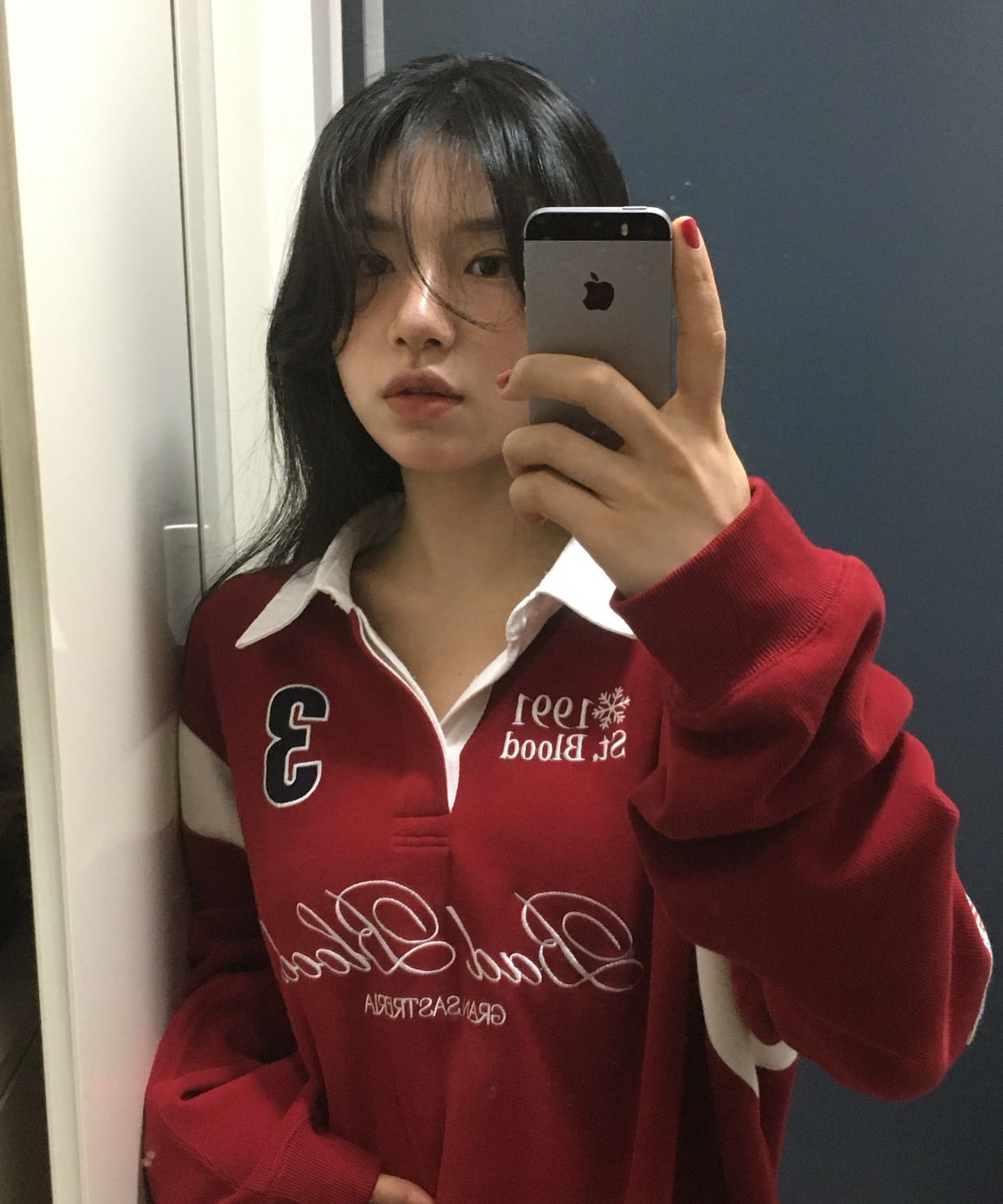 BADBLOOD ♥ Workshop Net Rugby Jersey /追跡付 MUSINSA公式 | BADBLOOD Saint Blood Rugby Shirt - Red