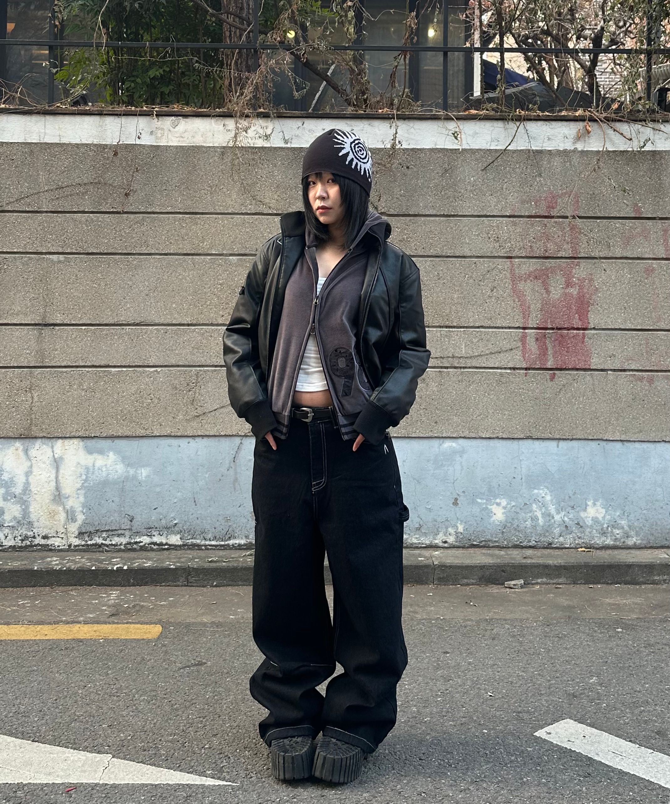 ★AAKAM★ Needlework Carpenter Denim Pants 【送料0/関税0】 AAKAM】Needlework Carpenter Denim Pants | OUR BRAND,AAKAM