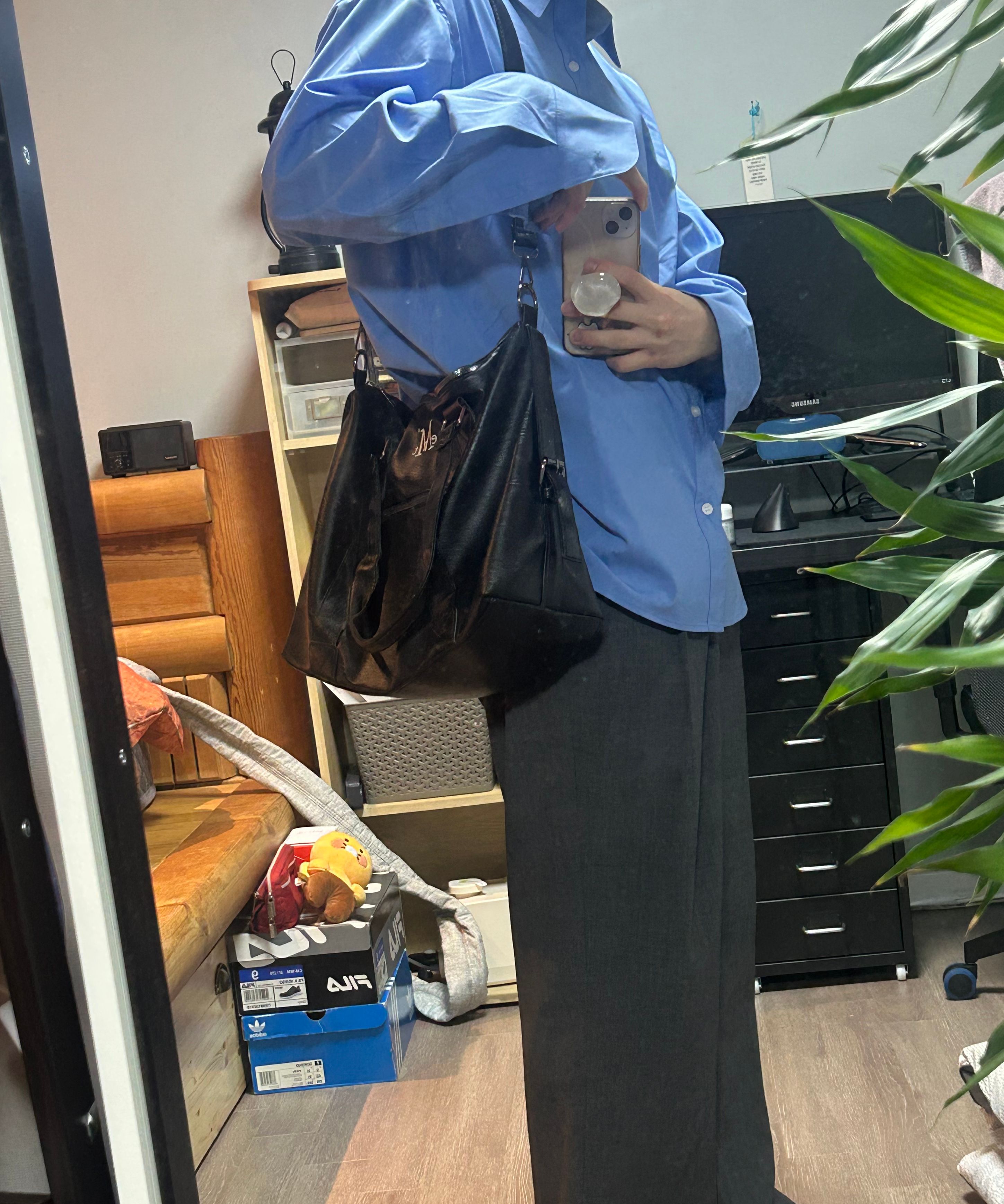 バッグ MUCENT Prime Linkle Leather Tote Bag MUSINSA公式 | MUCENT Prime Linkle Leather Tote Bag