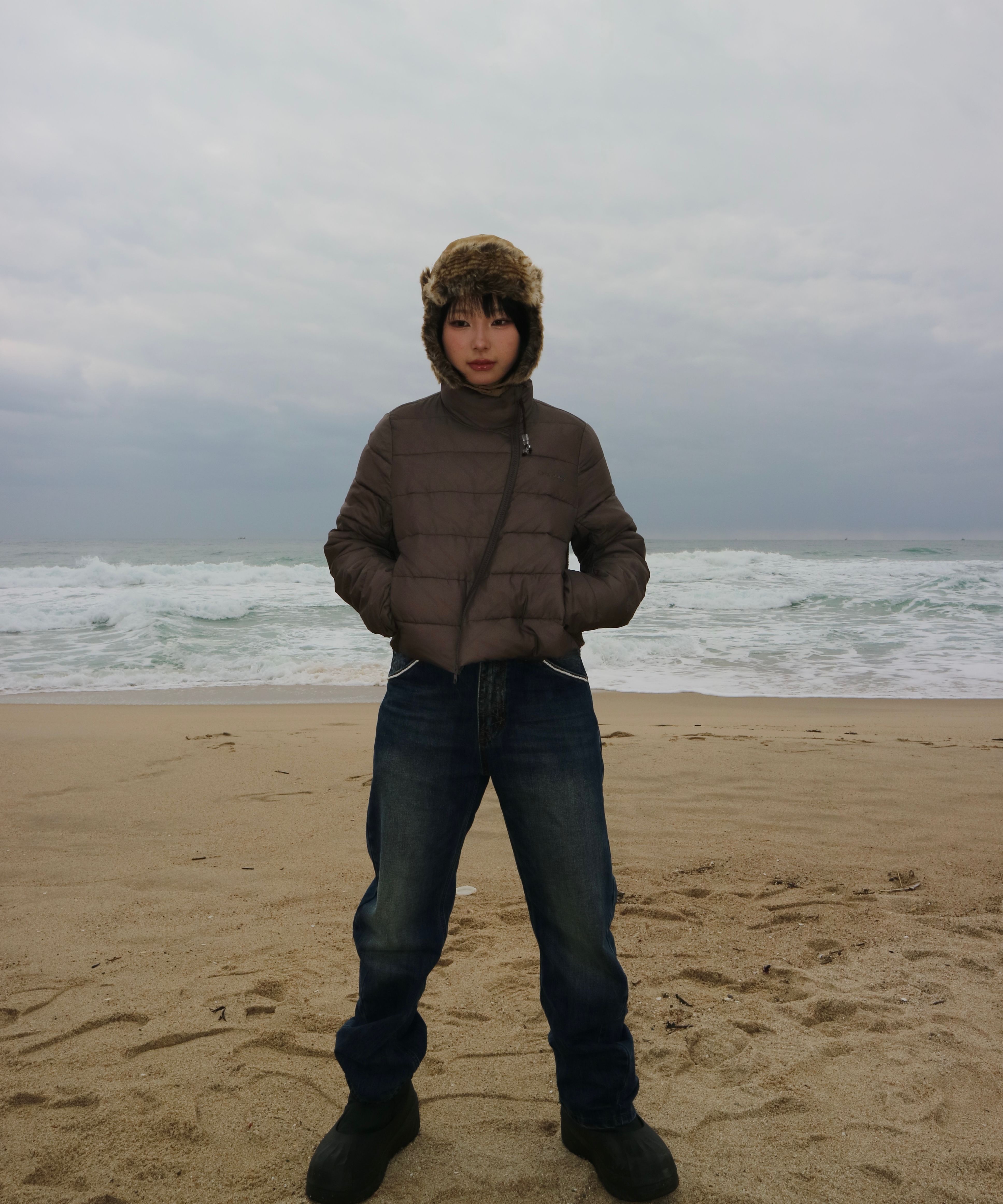 パンツ SCULPTOR Beaded Waist Denim Pants Beaded Waist Denim Pants（デニムパンツ）｜SCULPTOR（スカルプ