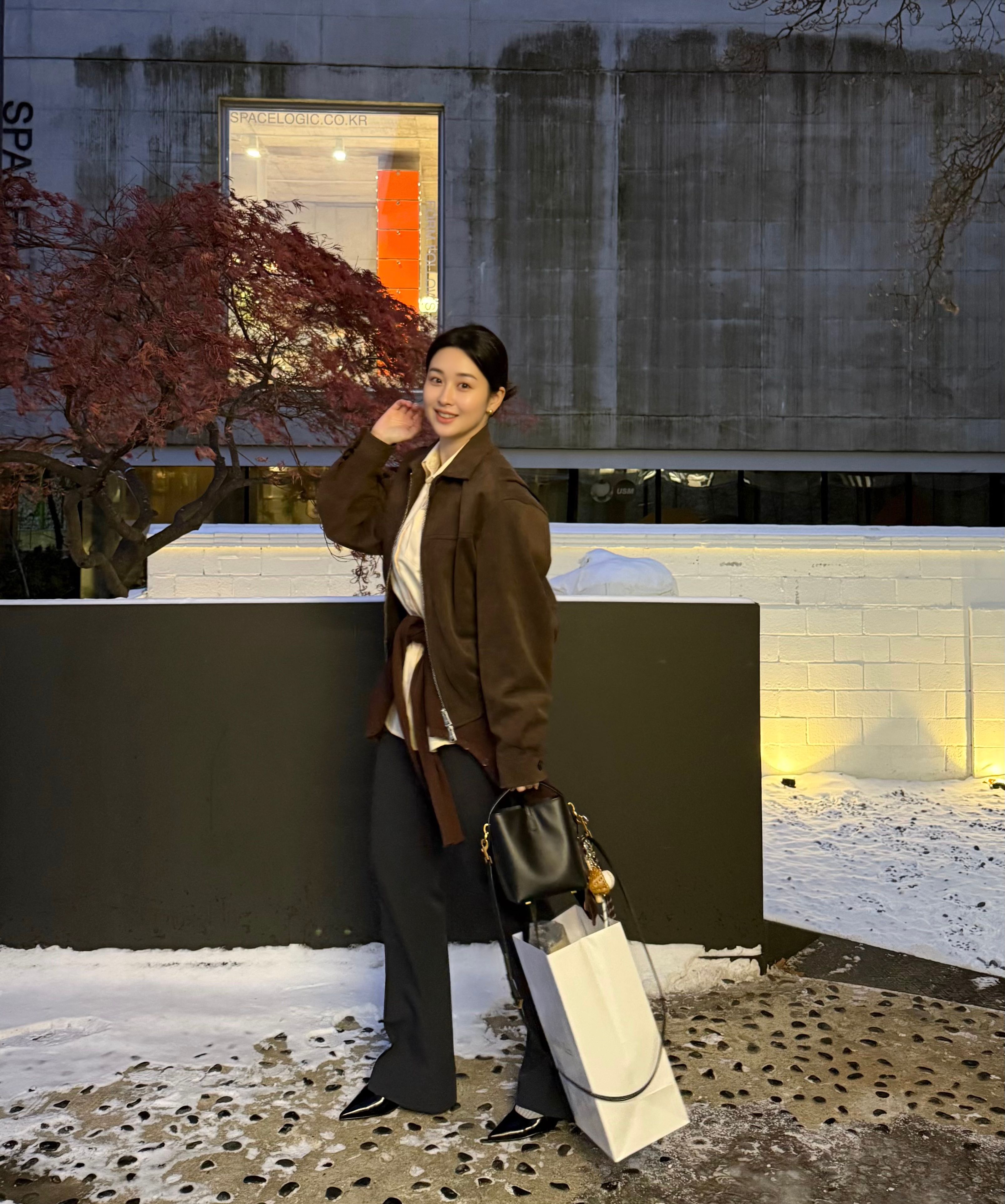 MUSINSA公式 | COOR WOMEN 24FW フェイクスエードボンバージャケット