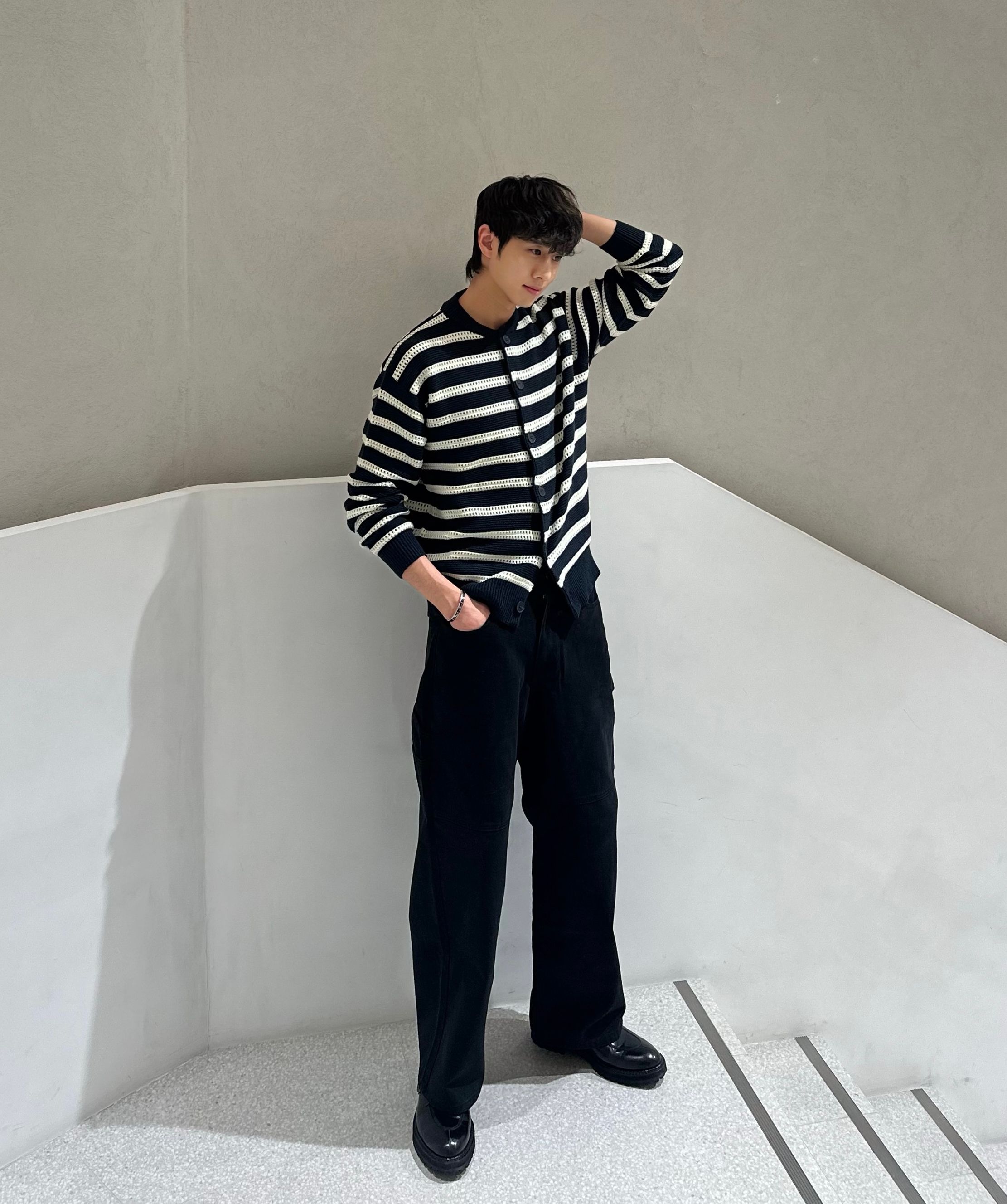 【KIIMUIR】GARMENT WASHING CARPENTER PANTS MUSINSA | KIIMUIR Garment Washing Carpenter Pants_Black