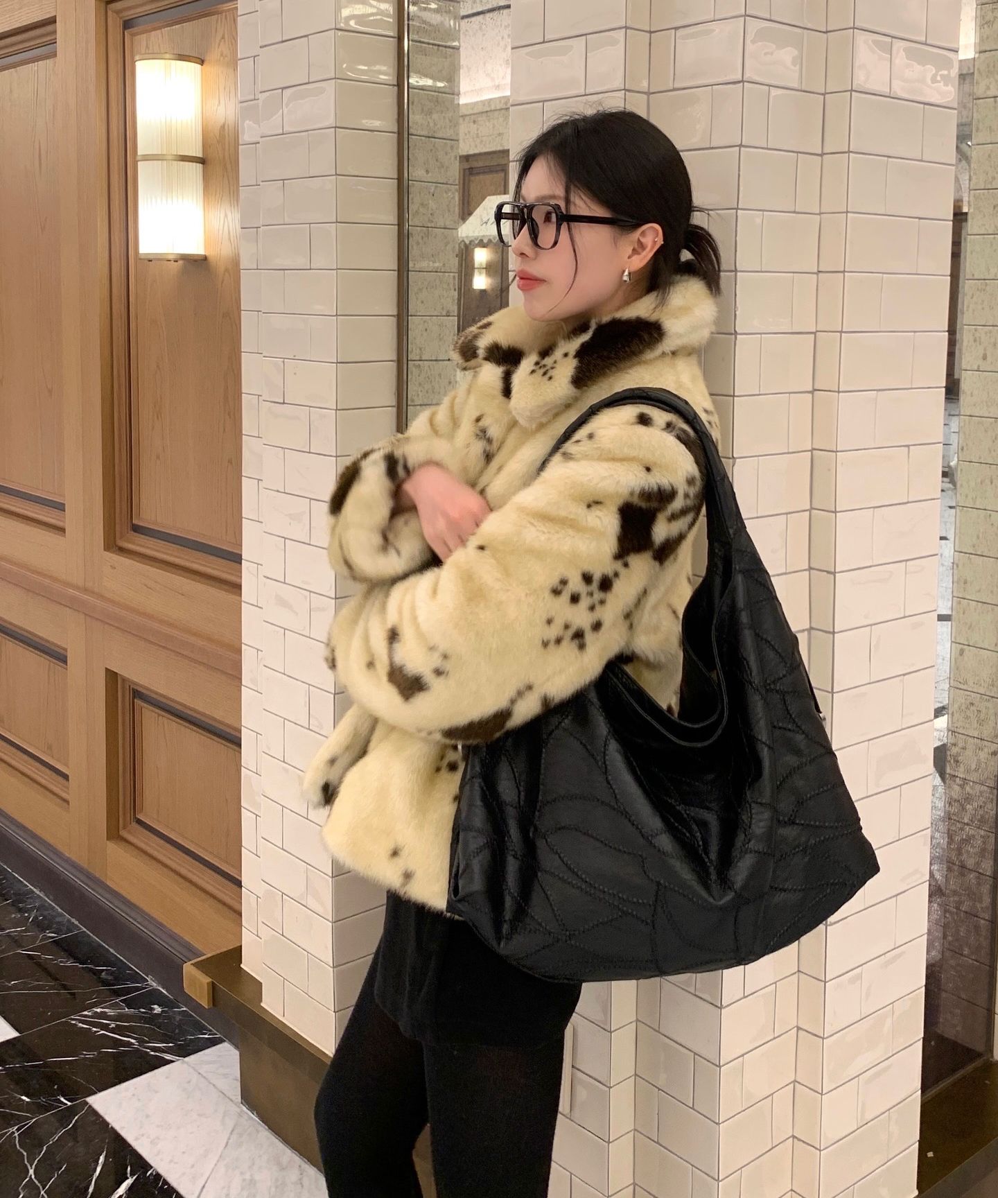 ☆SAND MUSEUM☆ CACTUS HOBO BAG Black SM1B0001 Designer fashion, Seoul-fully created | W Concept